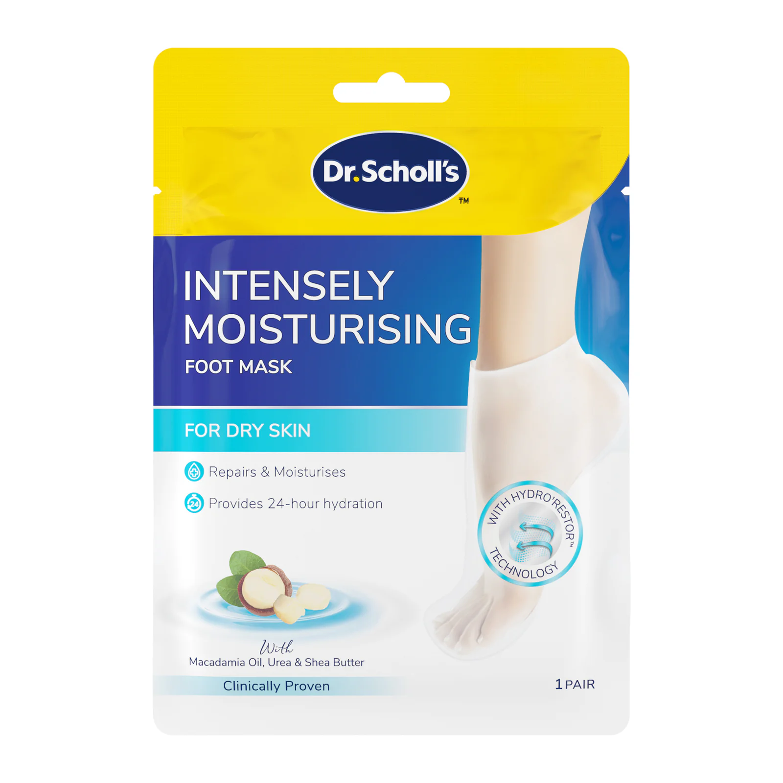 Scholl PediMask Dry Skin 1 pair