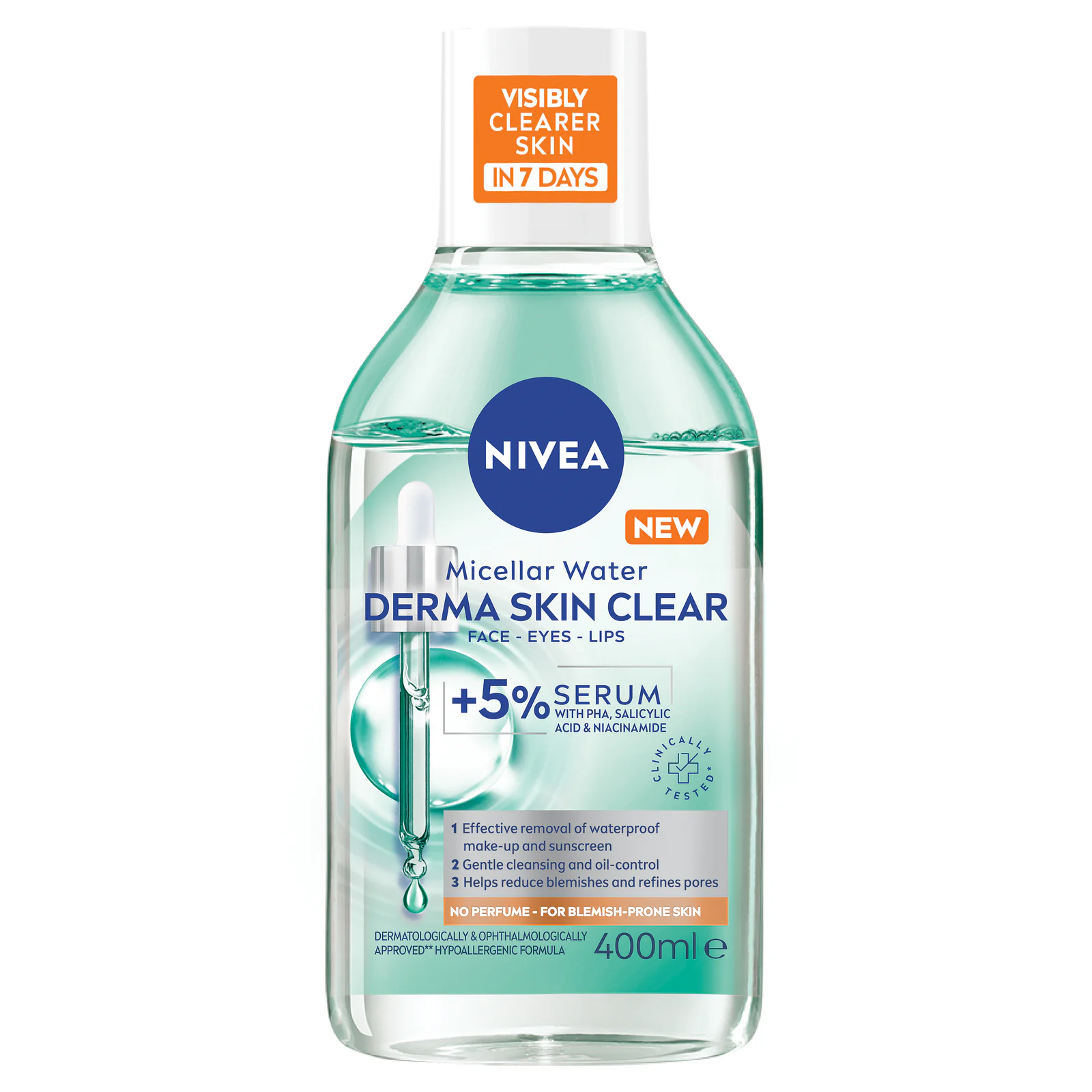 NIVEA Derma Skin Clear Micellar Water 400mL