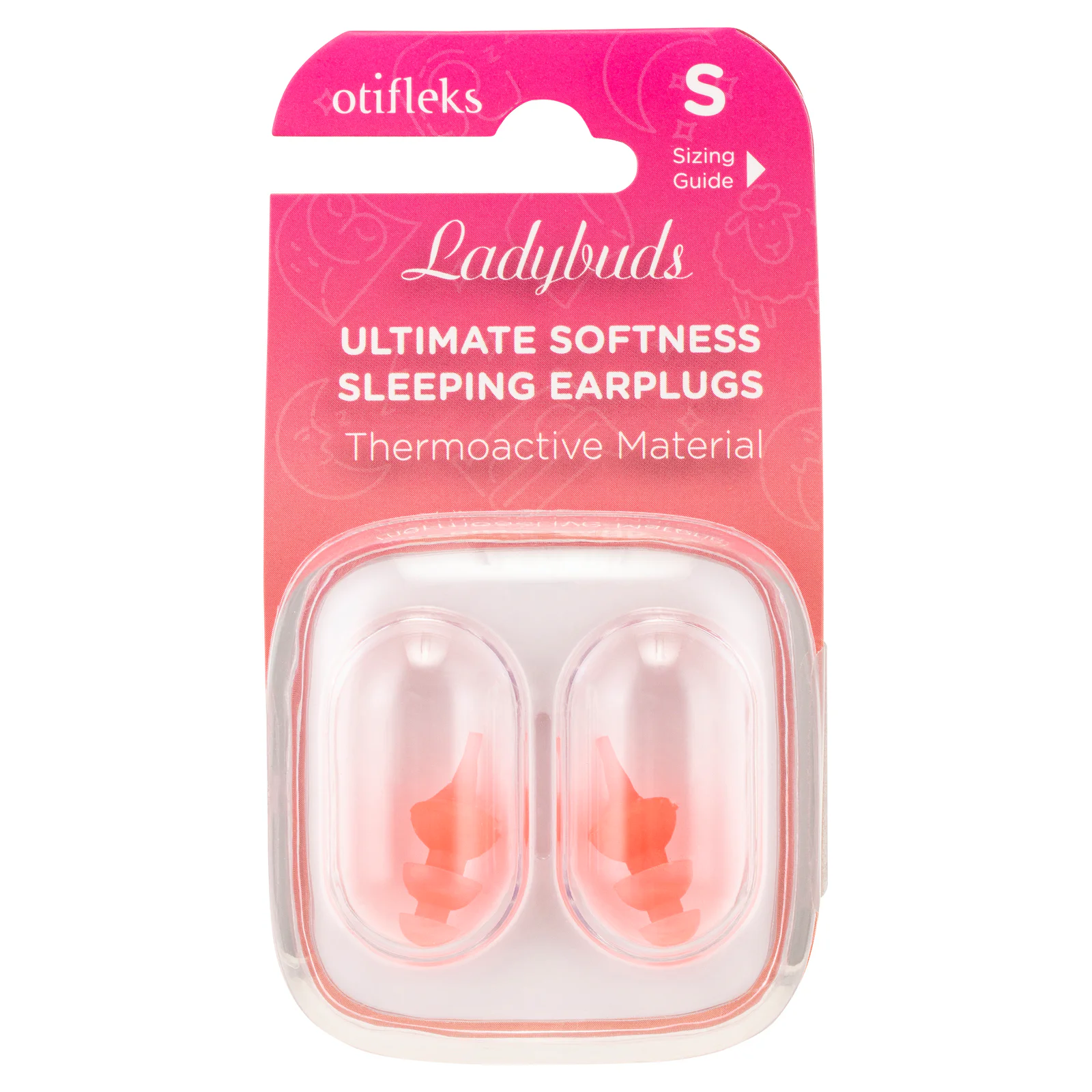 Otifleks Ladybuds Womens Earplugs Small 1 pair