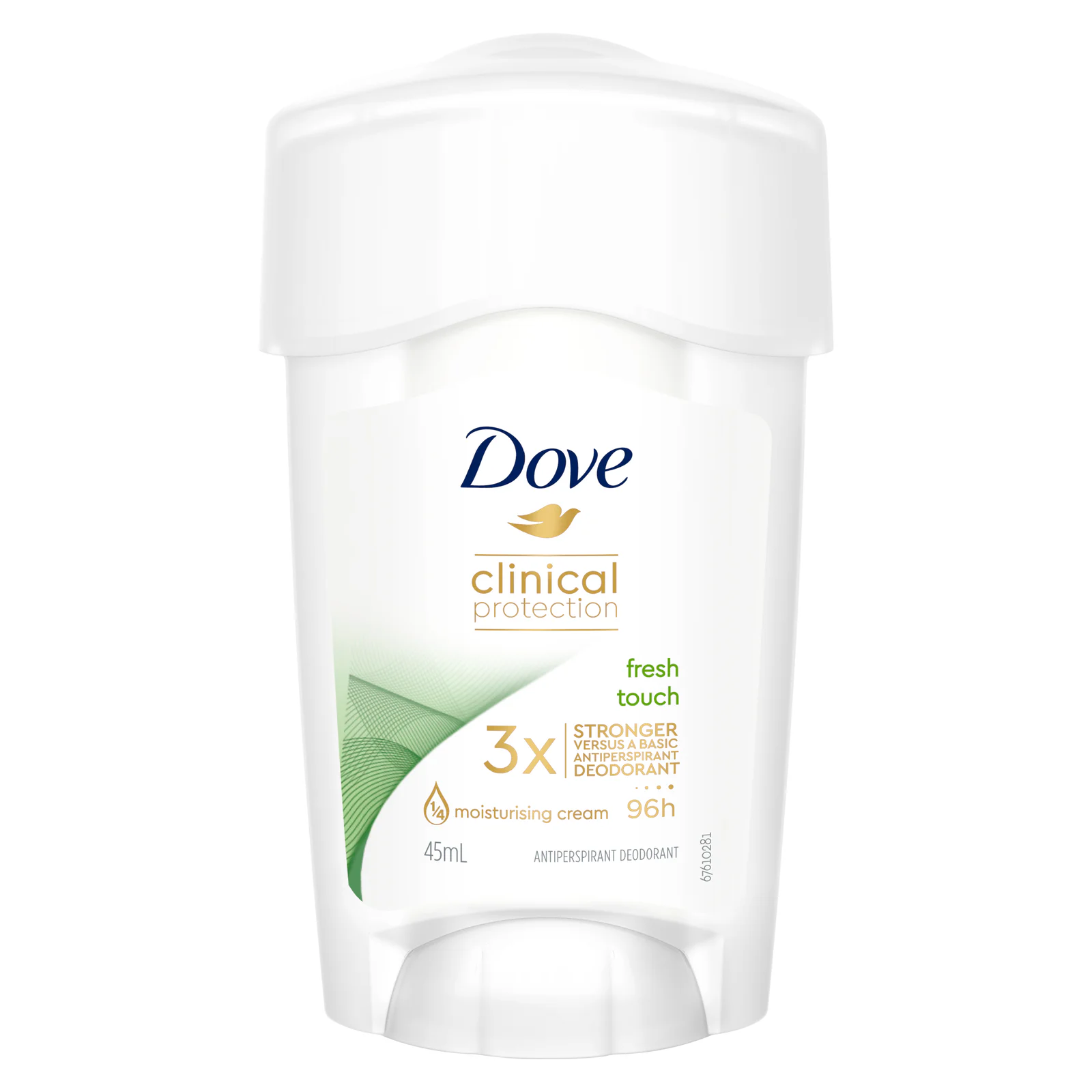 Dove Clinical Protection Antiperspirant Deodorant Fresh Touch Cream 45ml