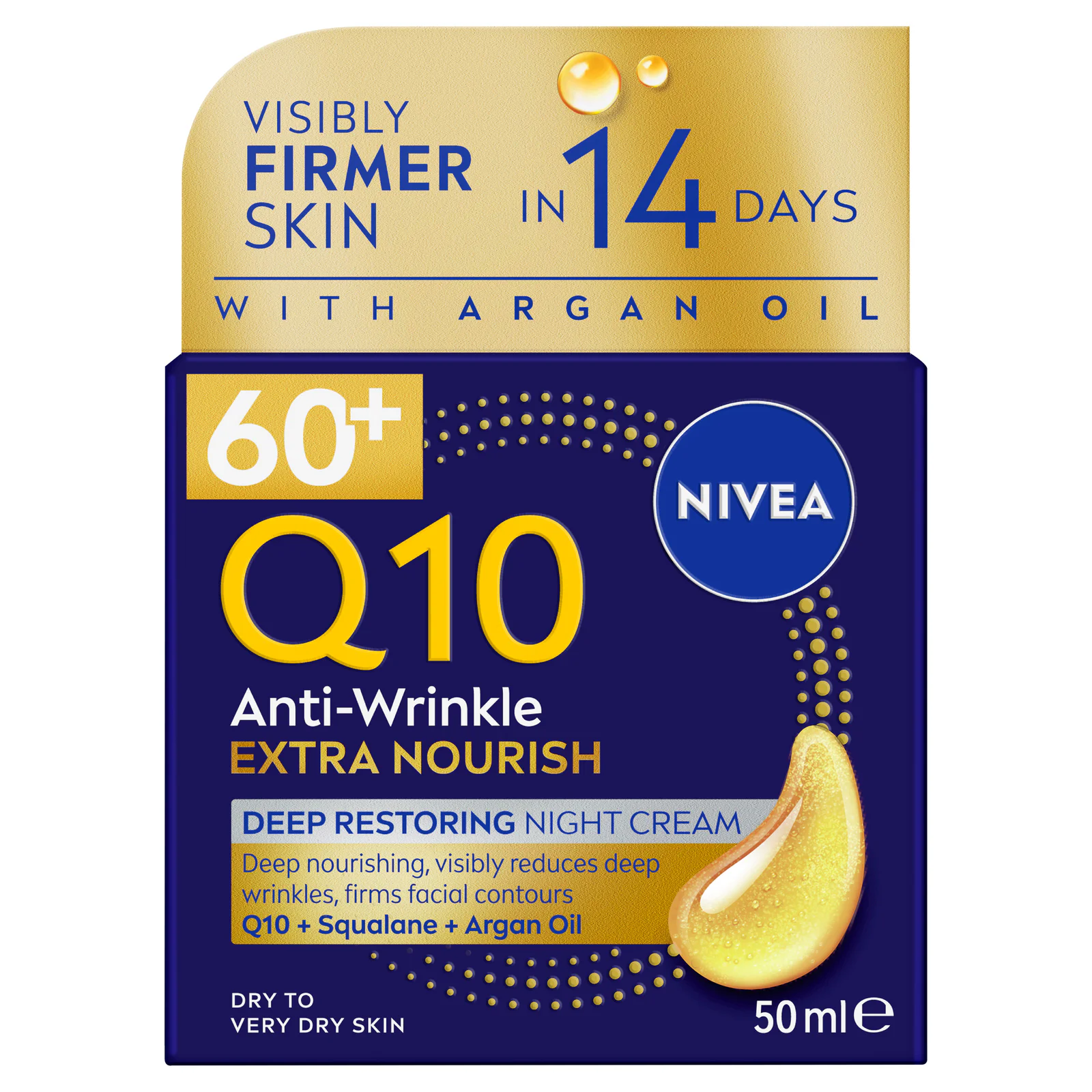 Nivea Q10 Deep Restoring Night Cream 50ml