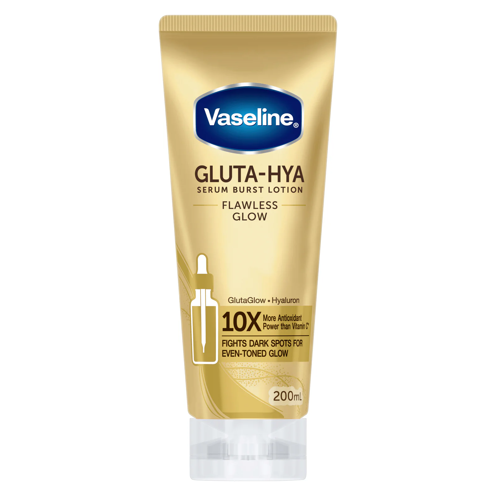 Vaseline Gluta-Hya Flawless Glow Serum Burst Lotion 200ml