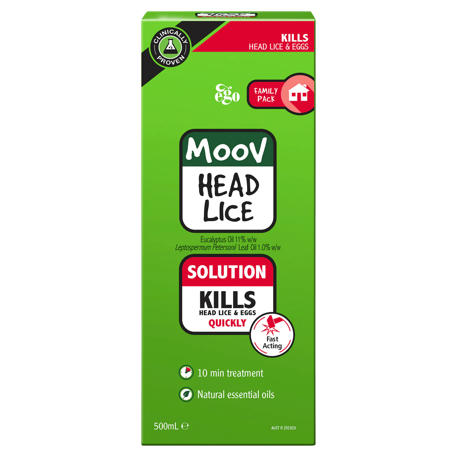 Ego Moov Head Lice Solution 500ml