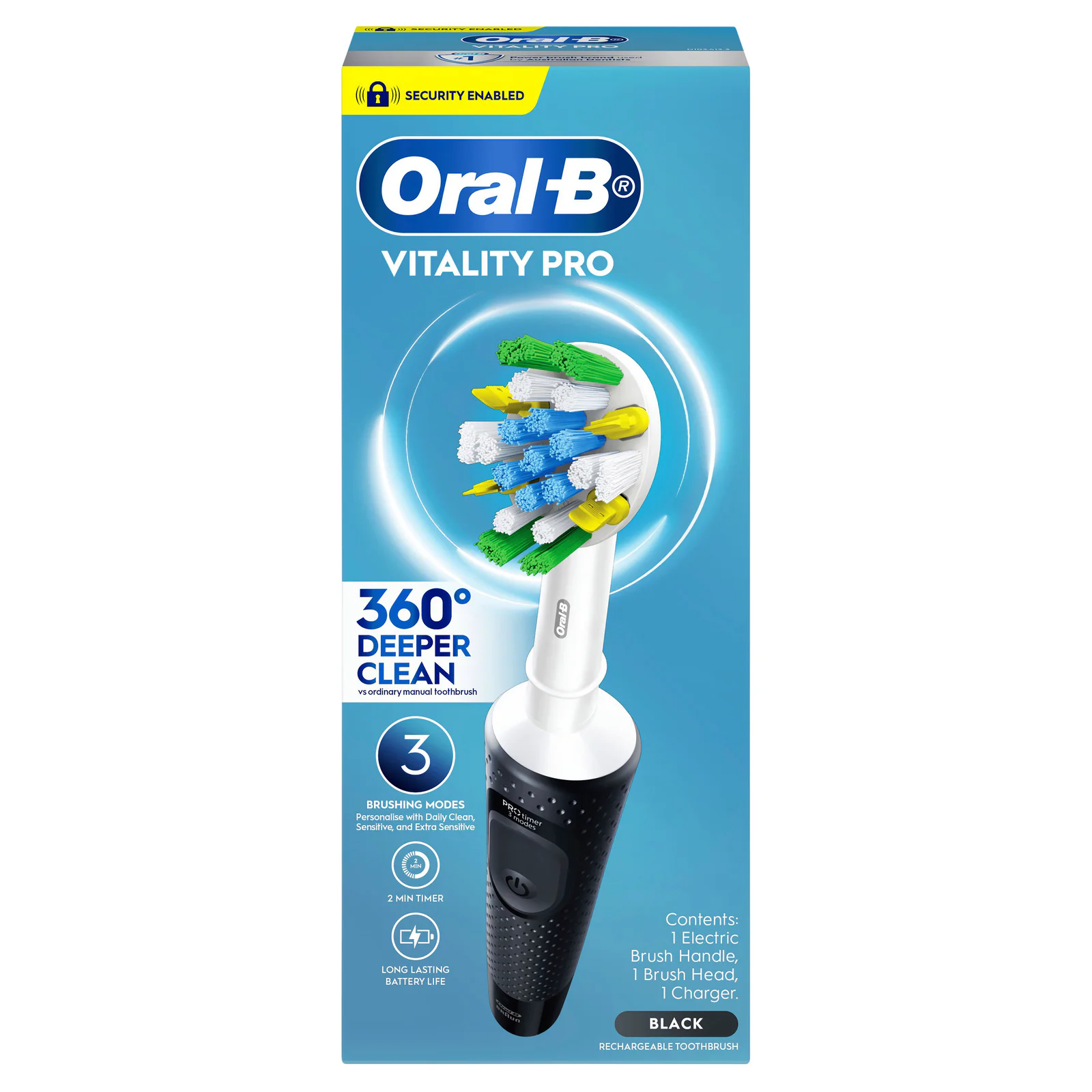 Oral-B Vitality Pro Deep Clean Rechargeable Toothbrush Black 1 Each
