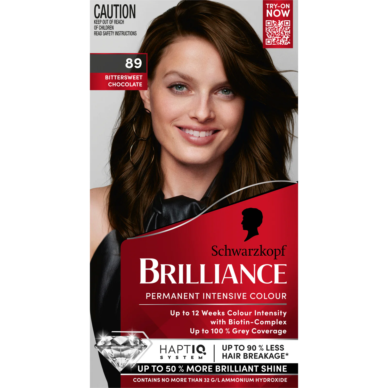 Schwarzkopf Brilliance 89 Bitter Sweet Chocolate 1 pack