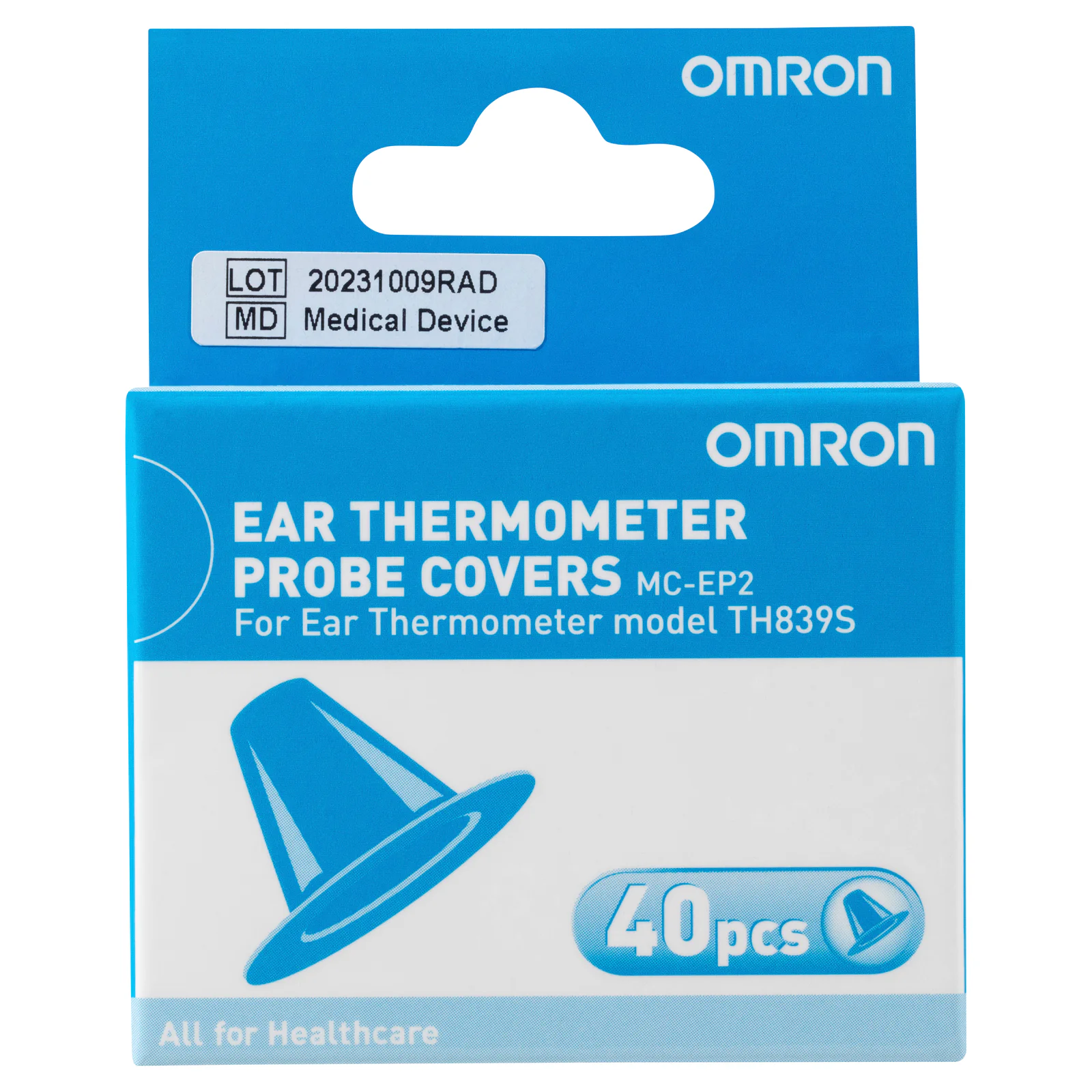 Omron Ear Thermometer Probe Cover for TH839S 40 Pack