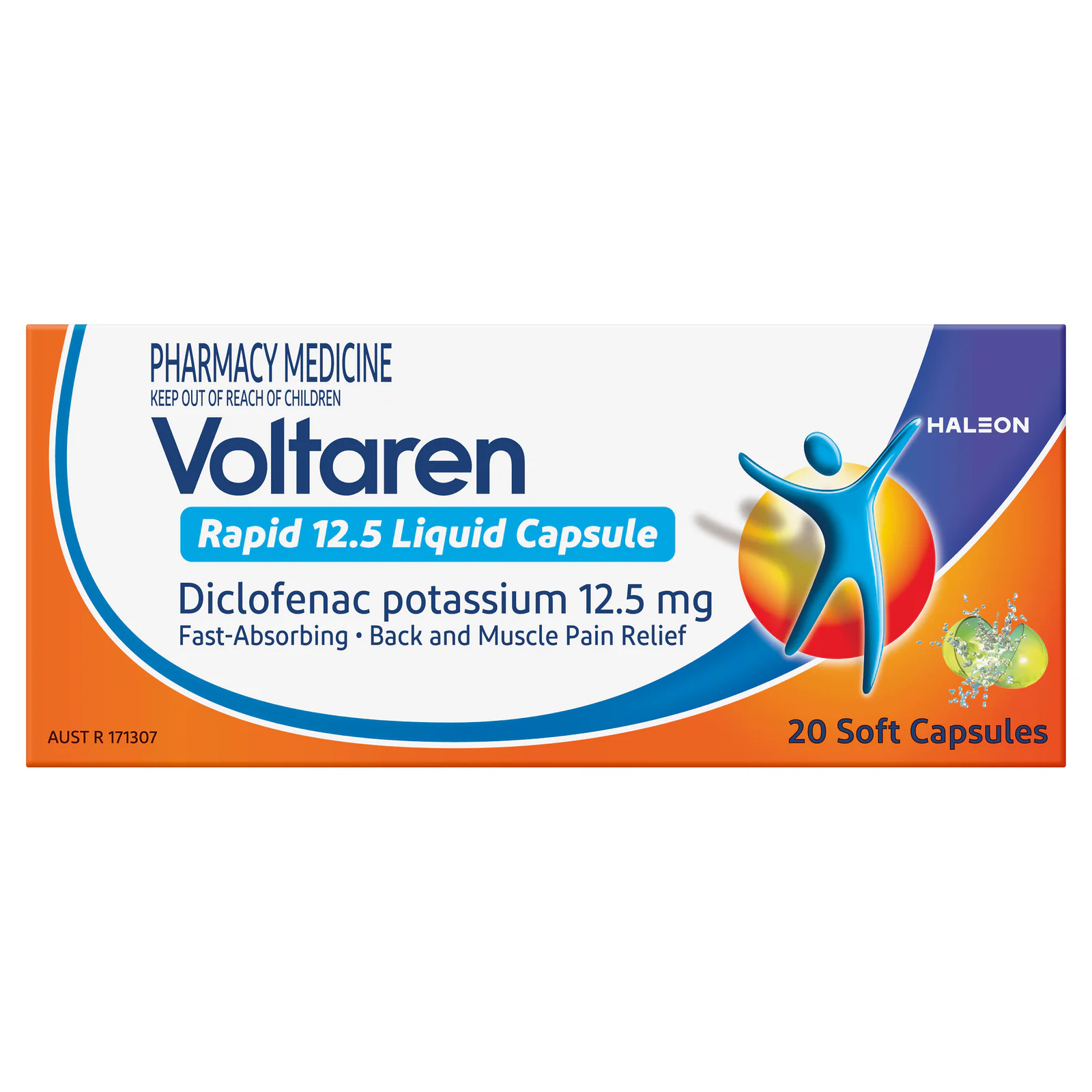 Voltaren Rapid 12.5mg - 20 liquid capsules