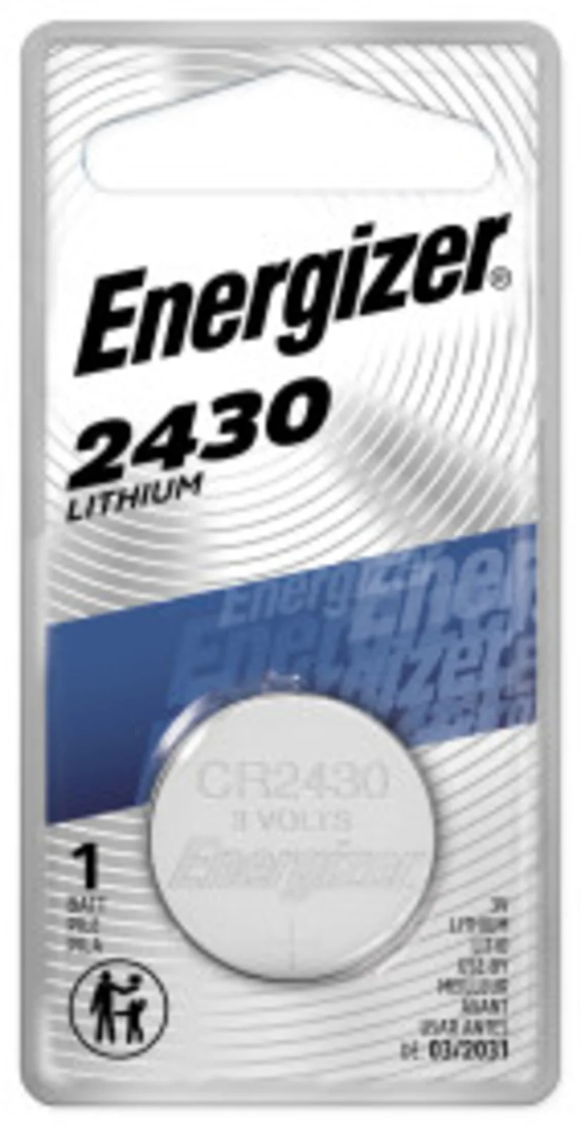 Energizer Battery Lithium ECR2430 - 1 pack