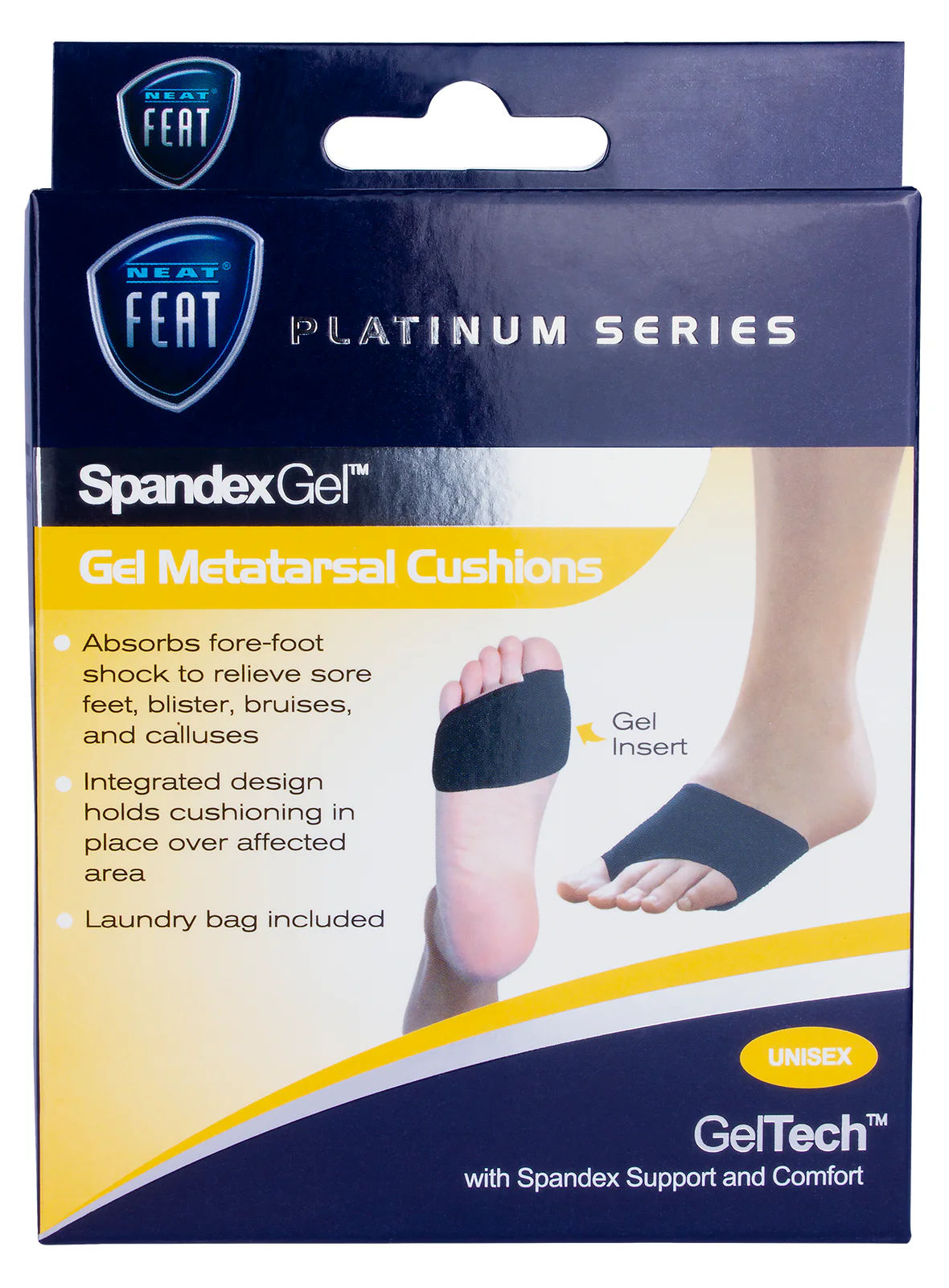 Neat Feat Spandex Metatarsal Pad Sleeve Extra Large 1 pair