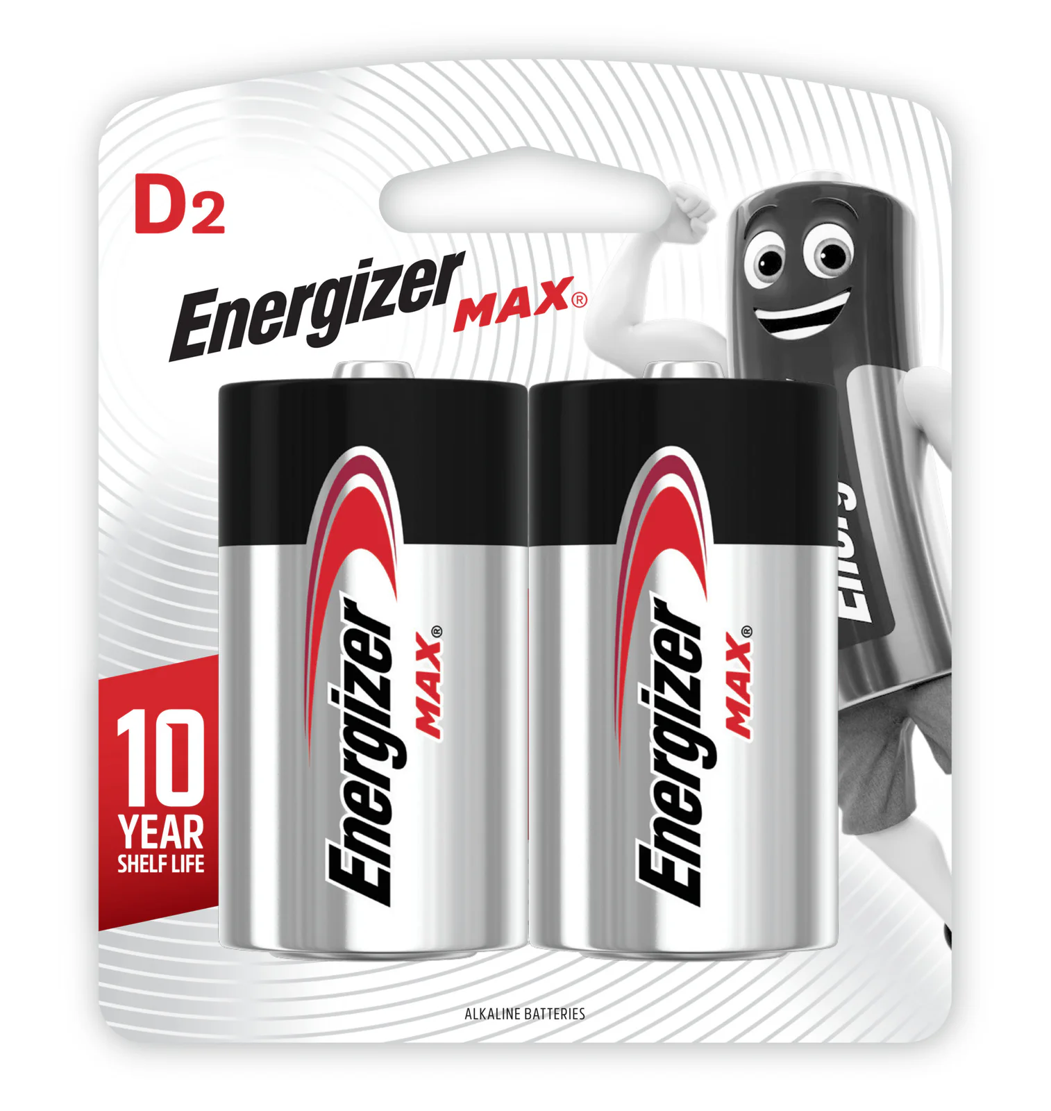 Energizer Battery Max E95 2T D - 2 pack
