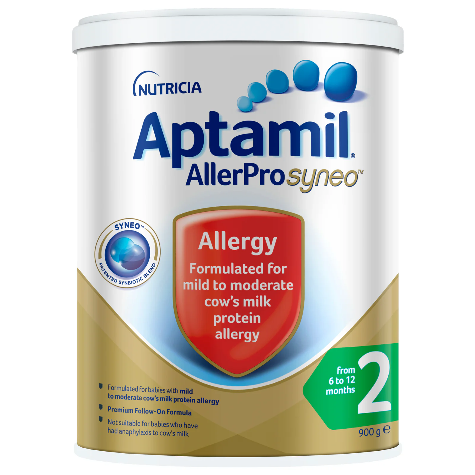 Aptamil Allerpro Syneo Premium Allergy Baby Formula From 6 To 12 Months 900g