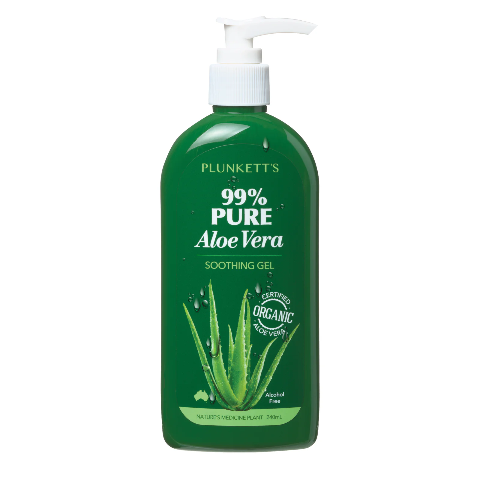 Plunkett's 99% Pure Aloe Vera Soothing Gel 240ml