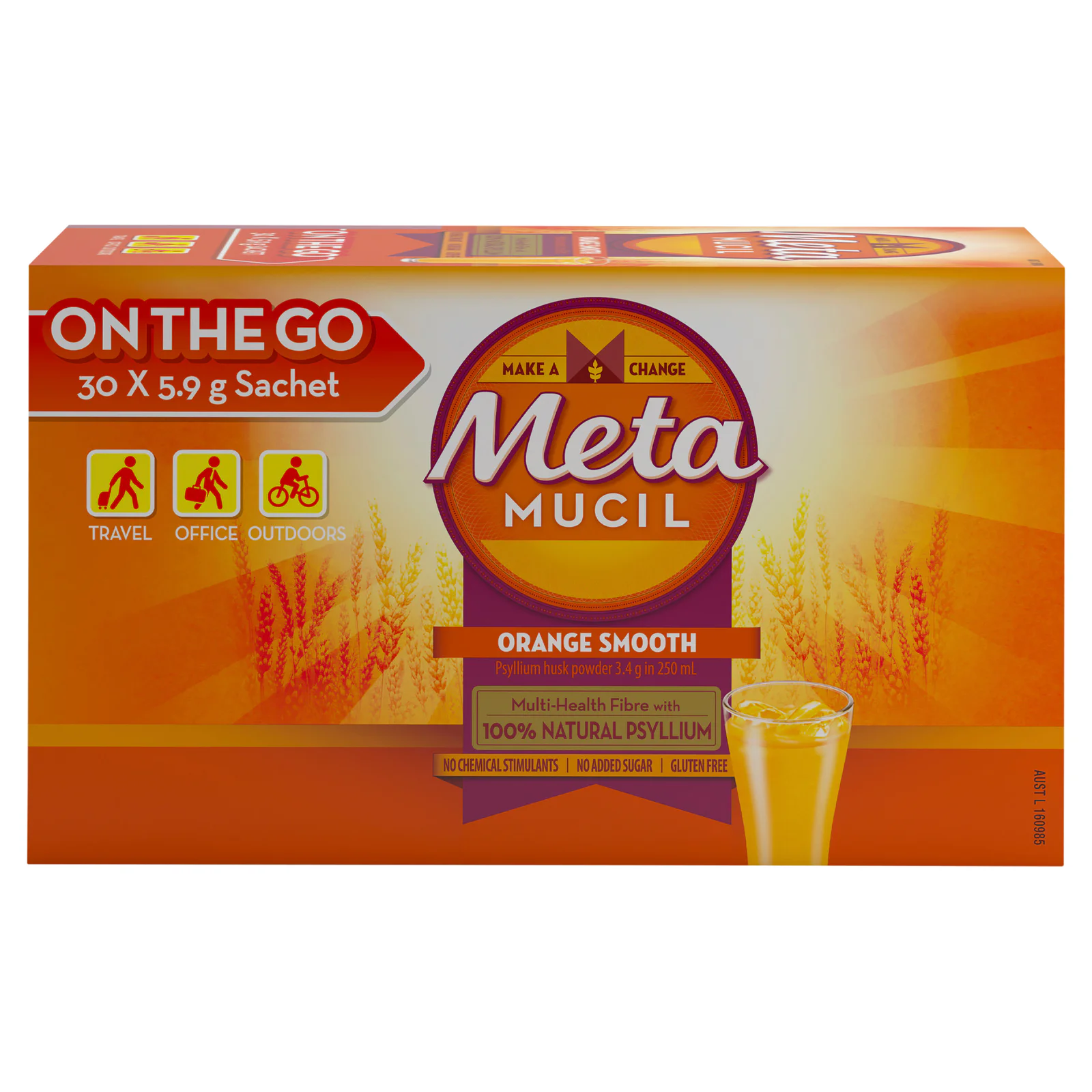 Metamucil Smooth Orange 30 doses