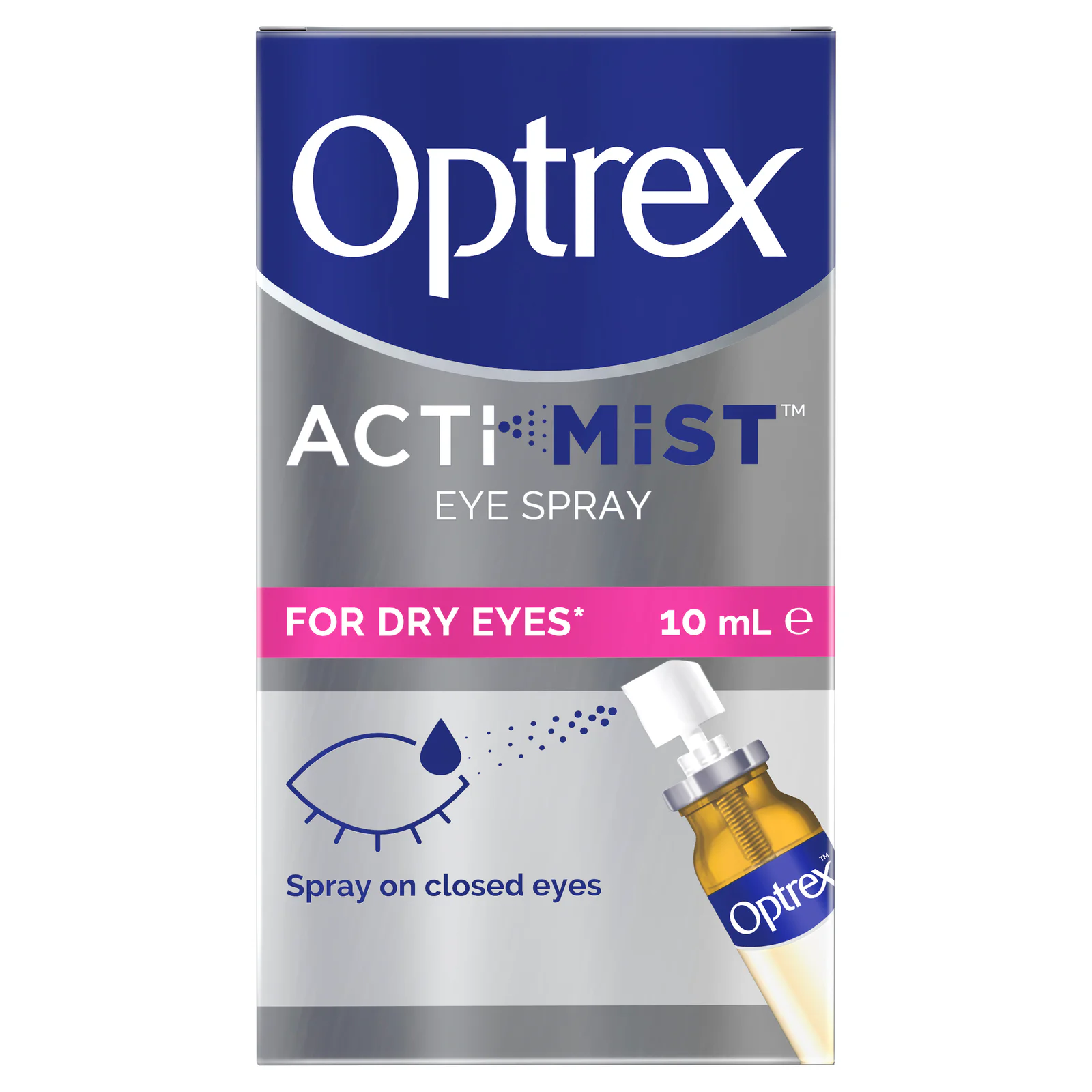 Optrex Actimist 2 in 1 Eye Spray For Dry & Irritated Eyes 10ml