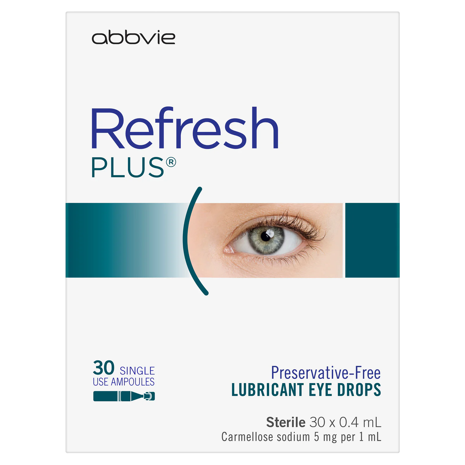 Refresh Plus Eye Drops For Every Day Dry Eyes 0.4ml - 30 vials
