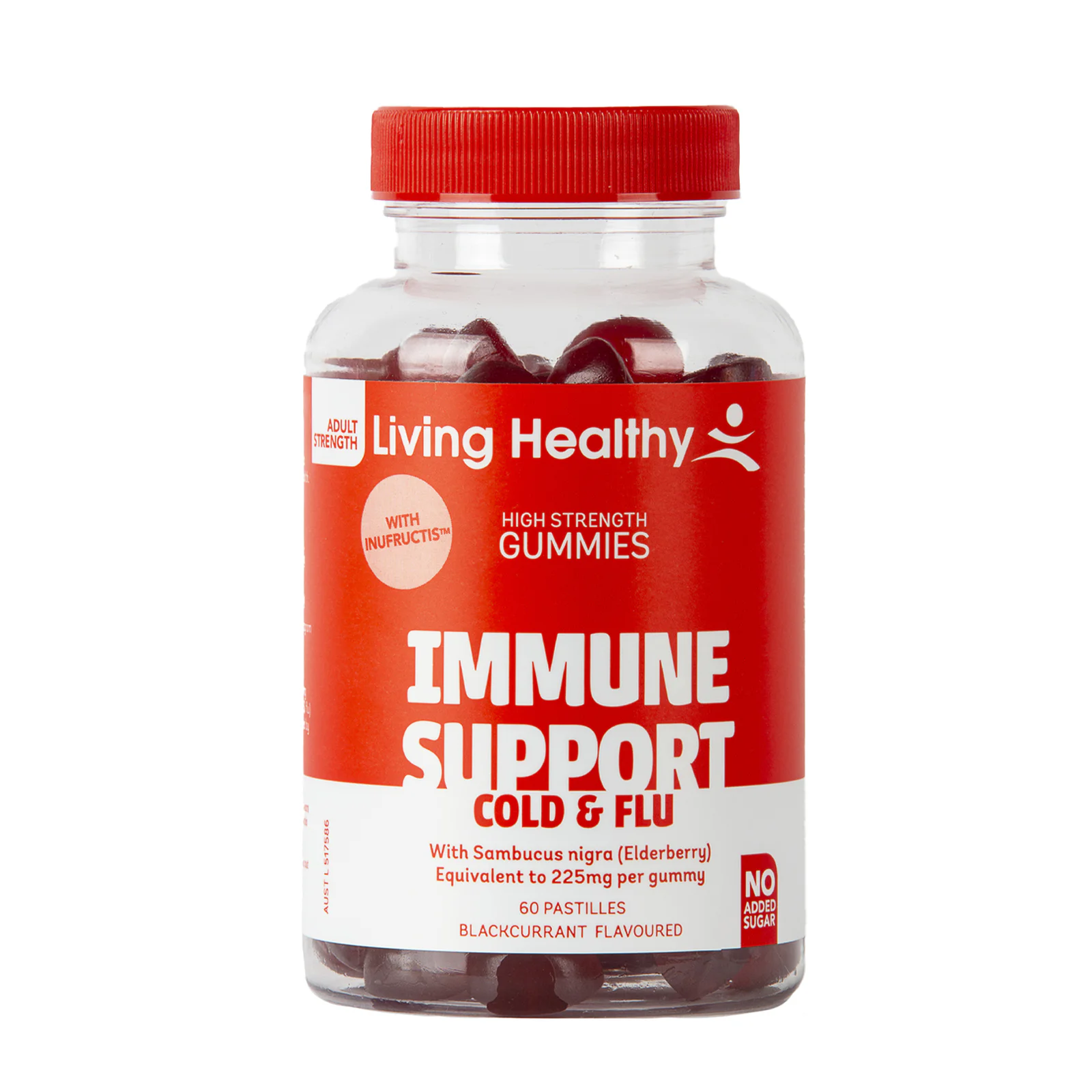 Living Healthy Gummies Immune Support 60 pastilles