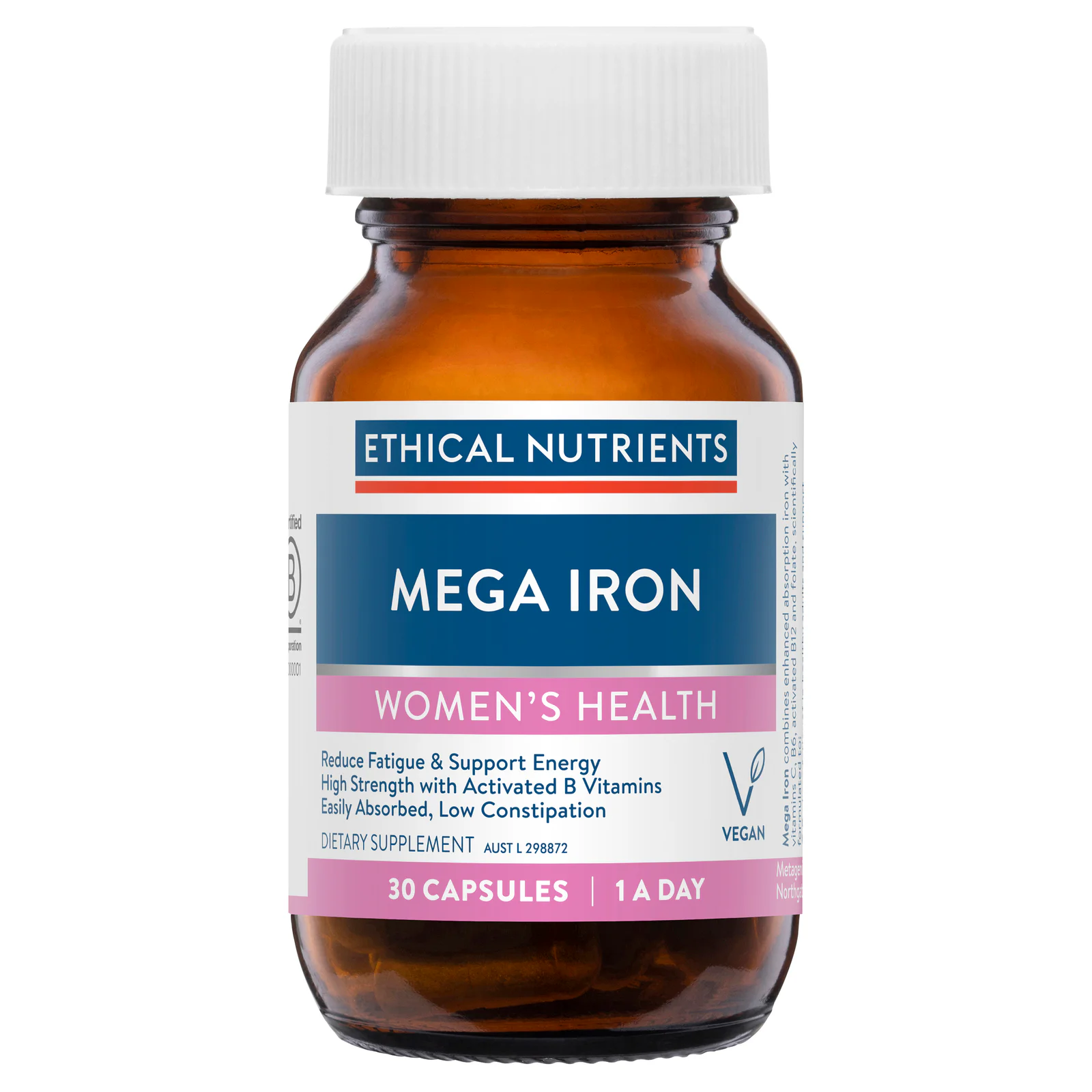 Ethical Nutrients Mega Iron 30 capsules