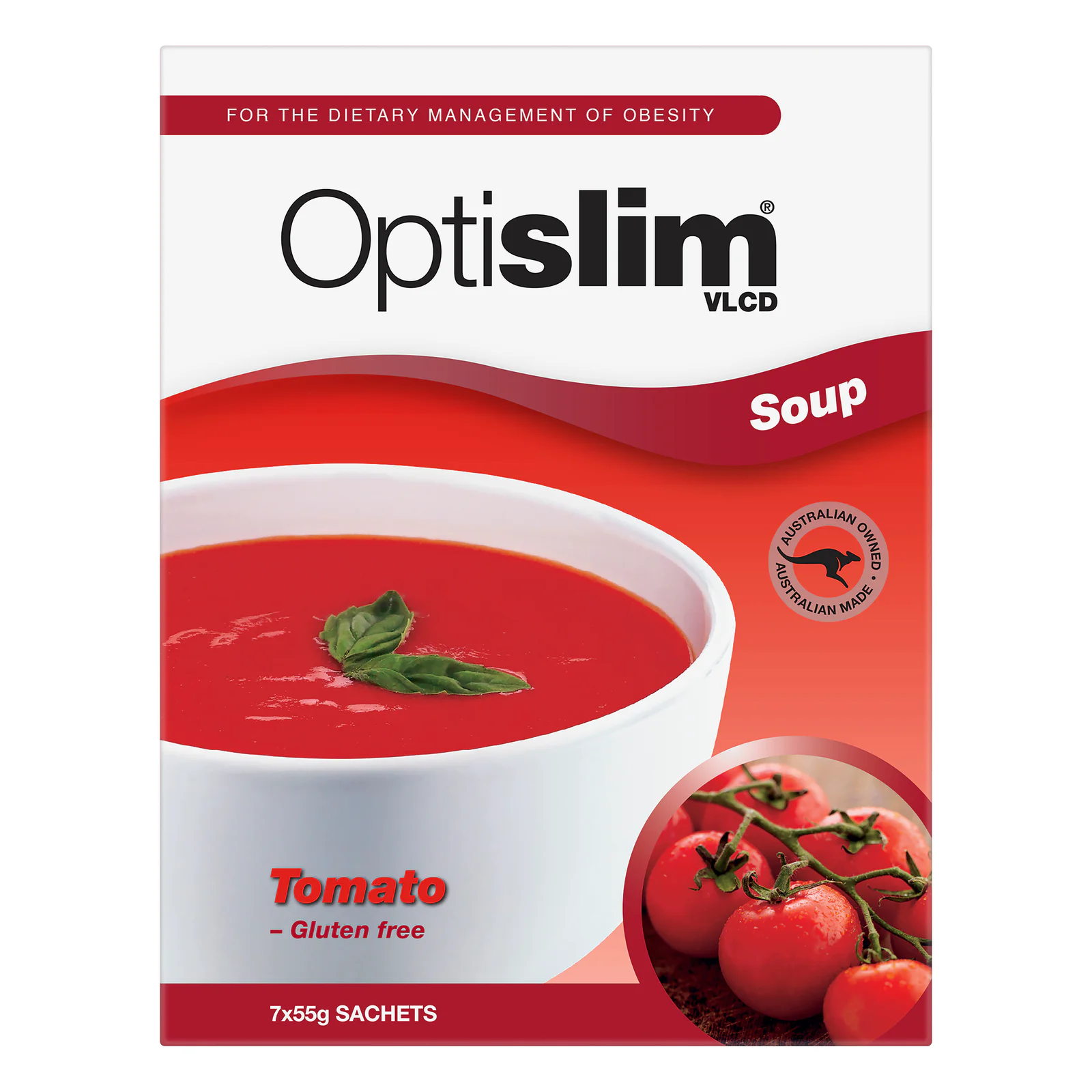 Optislim VLCD Soup Tomato 55g x7Pk