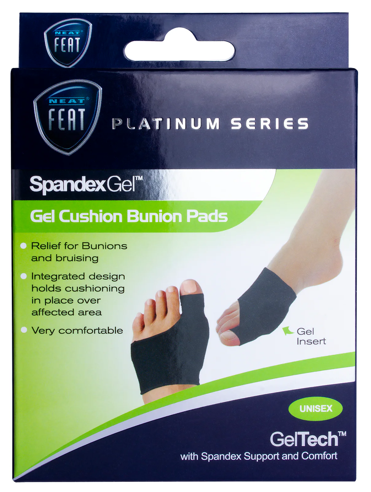Neat Feat Spandex Bunion Pad Sleeve Large 1 pair