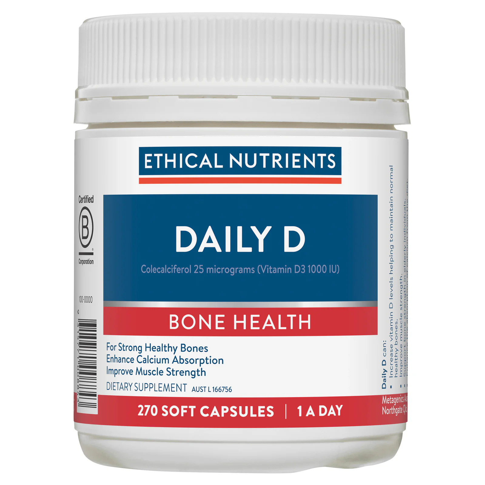 Ethical Nutrients Daily D - 270 capsules