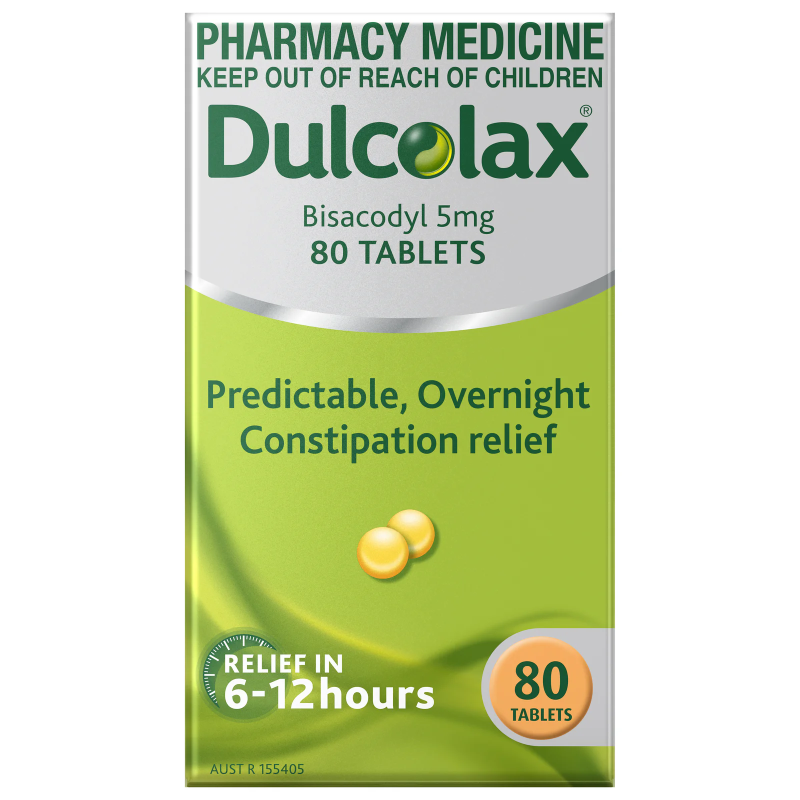 Dulcolax 5mg - 80 tablets