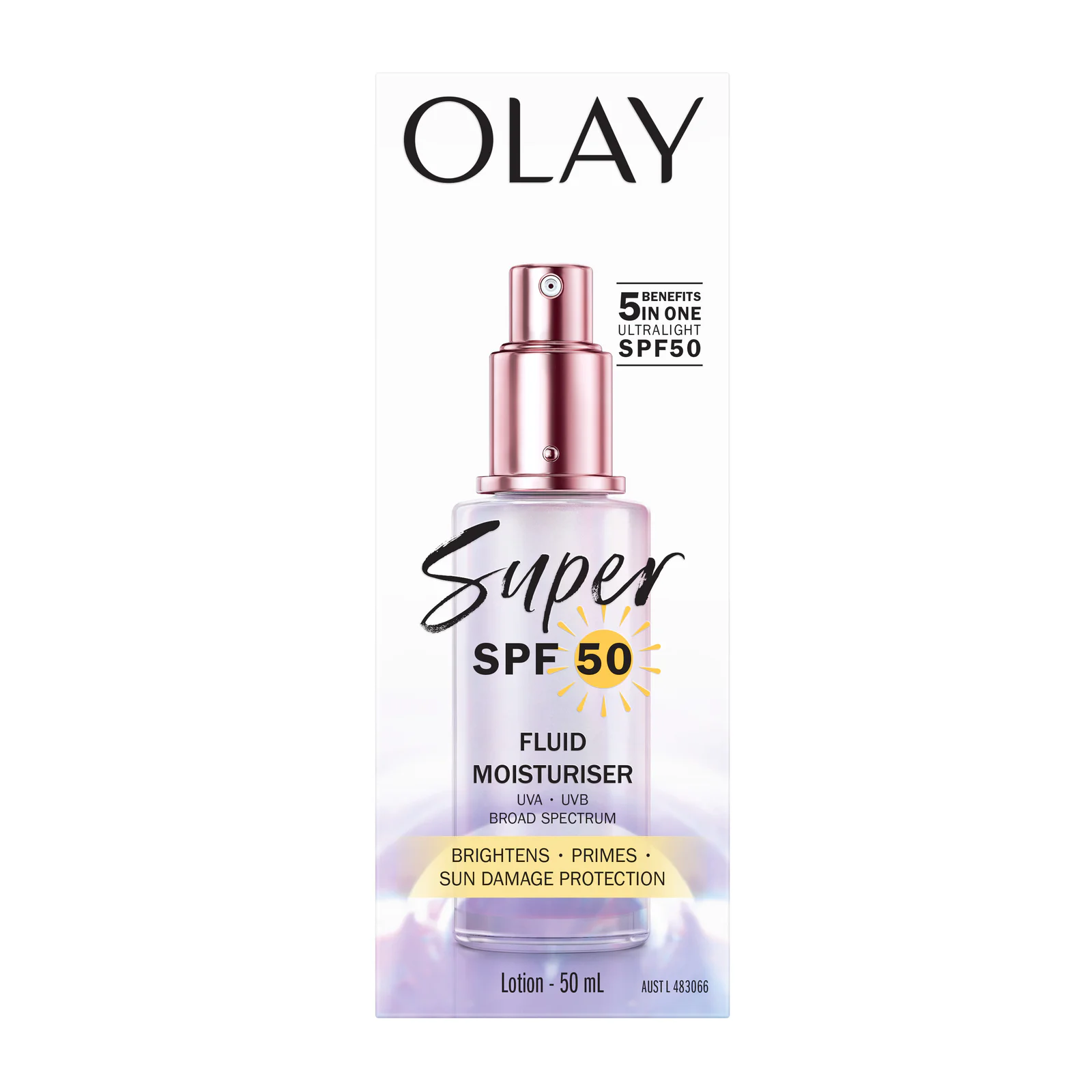 Olay Super SPF50 With Broad Spectrum Protection UVA & UVB 50ml