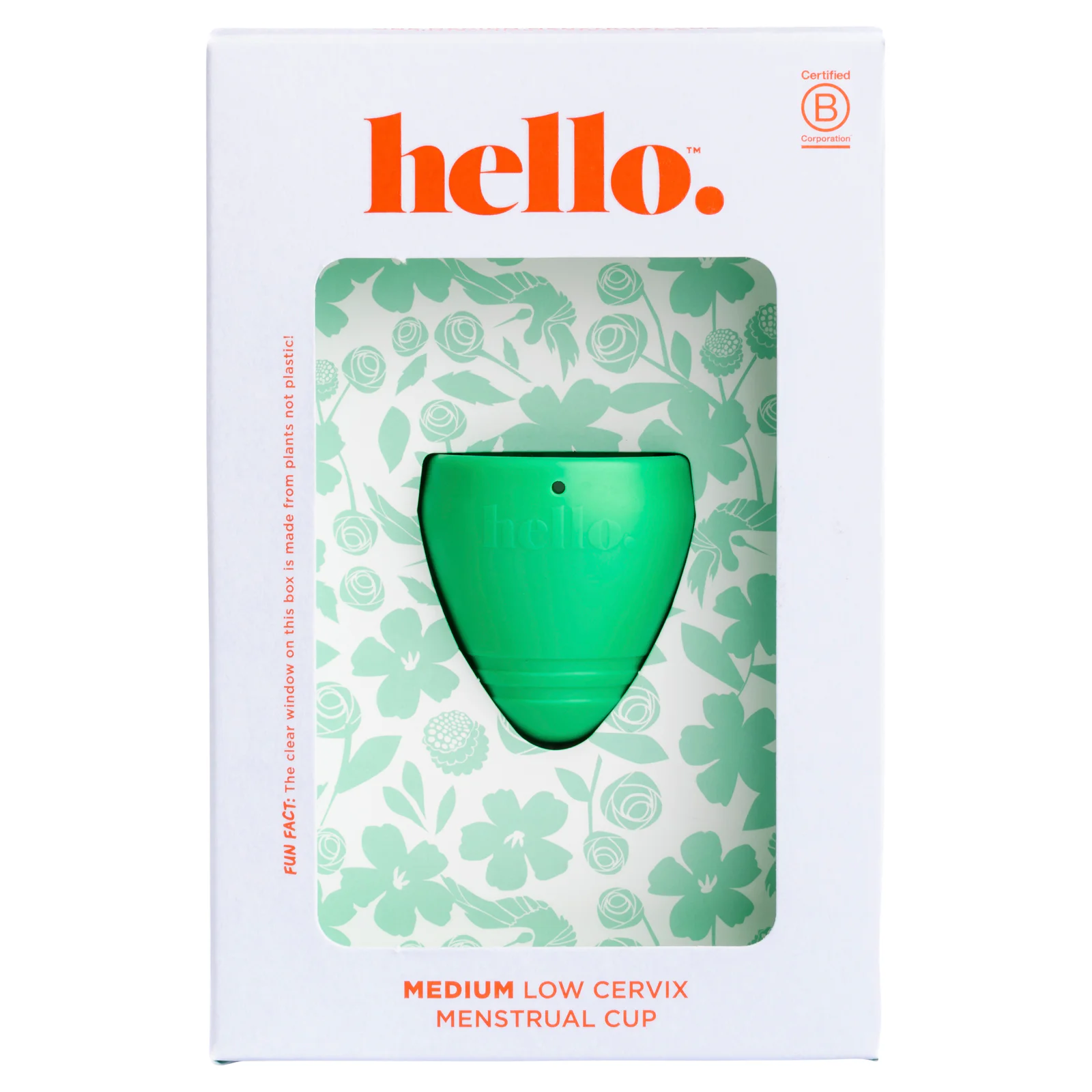 Hello Cup Mnstrl Low Cervix Grn Med