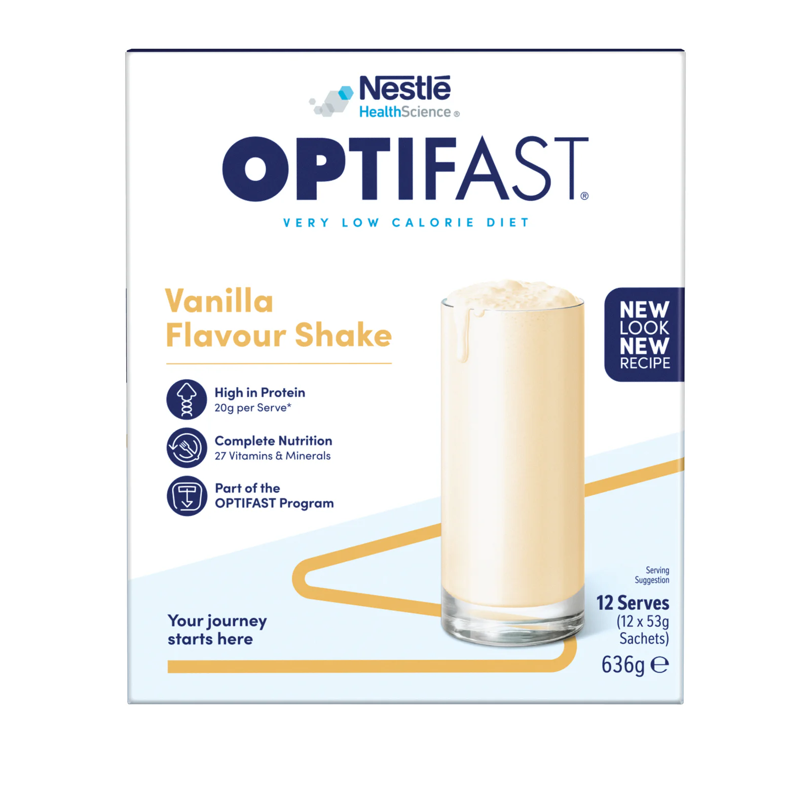 Optifast VLCD Shake Vanilla 12 pack