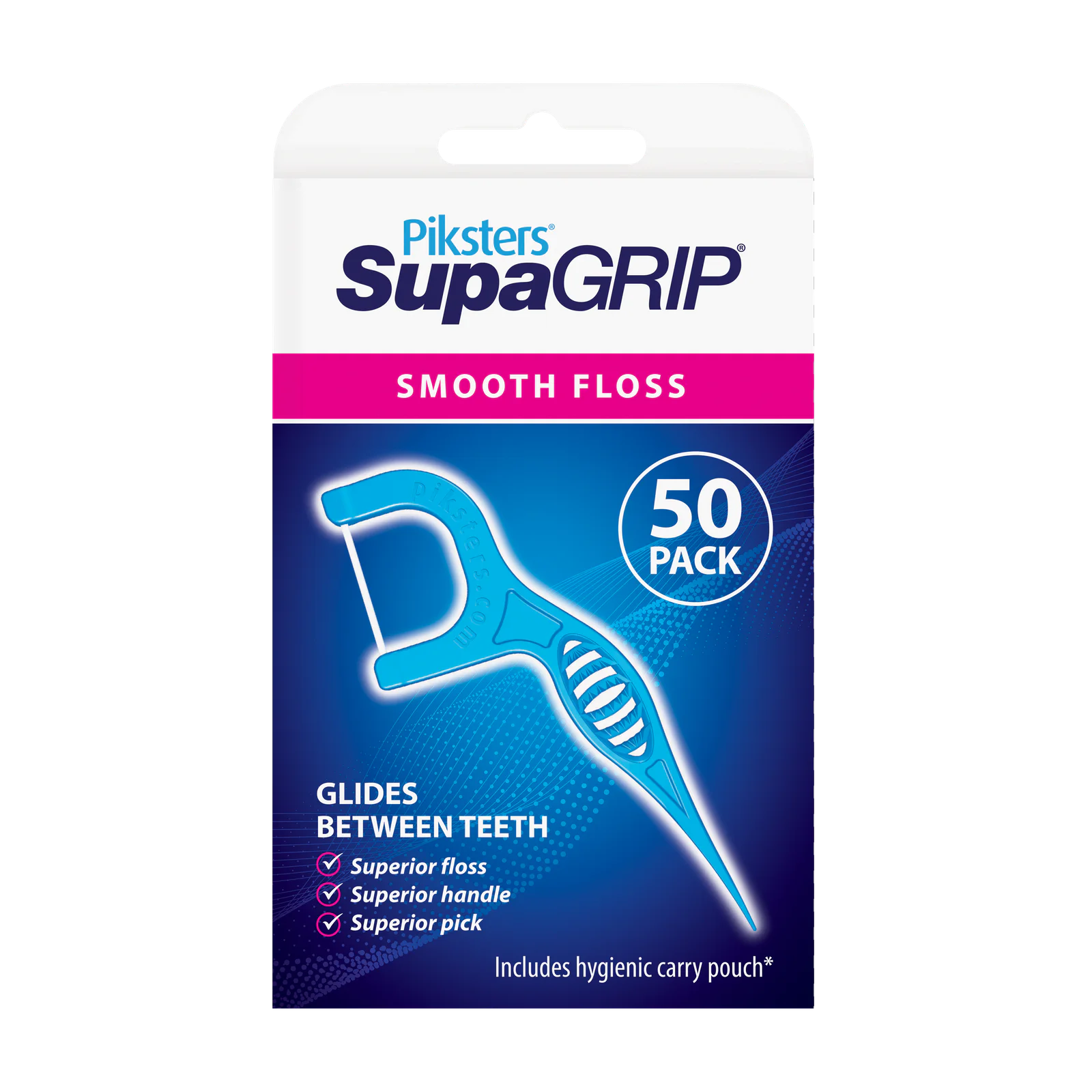 Piksters SupaGrip Floss Picks 50 Pack