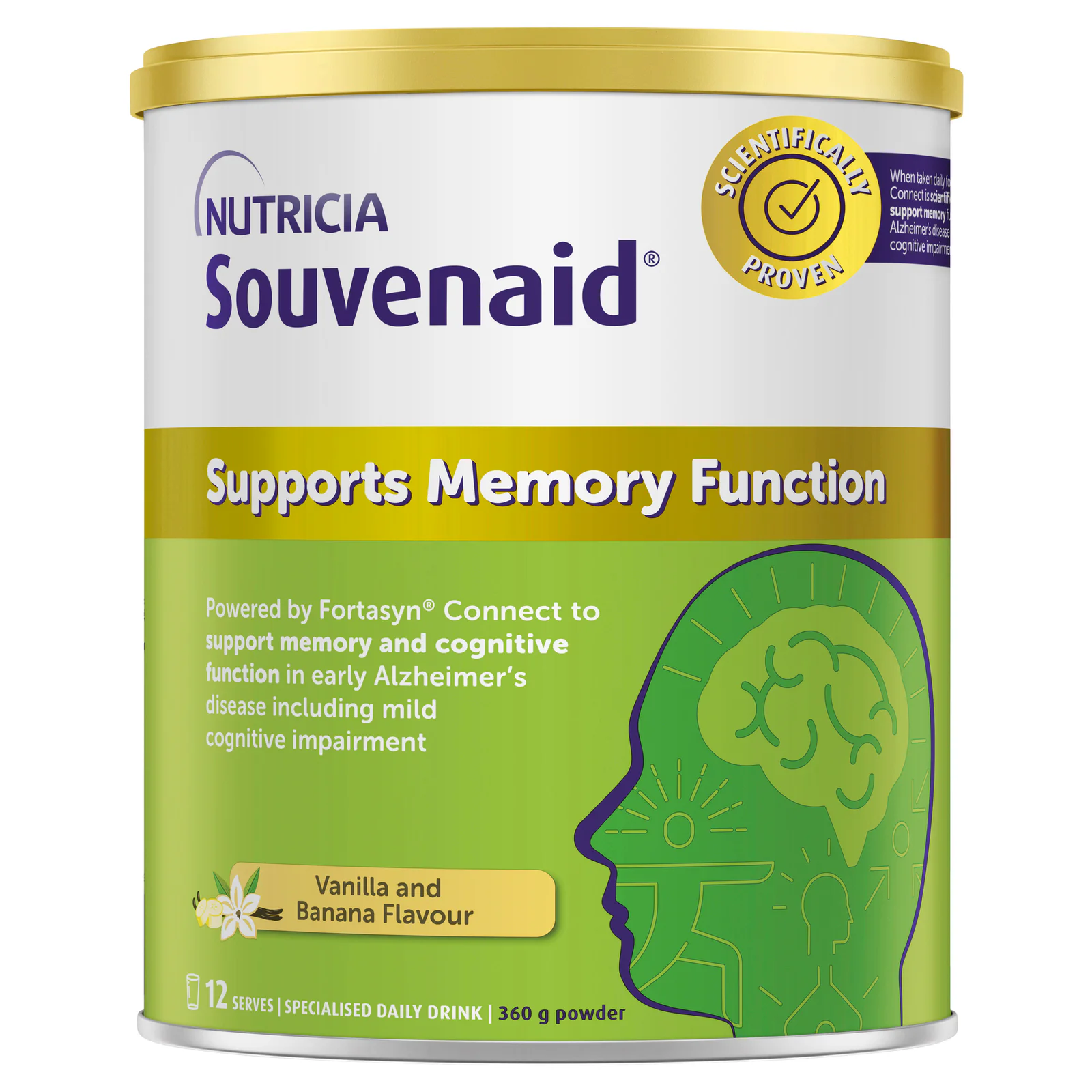 Souvenaid Powder Vanilla & Banana 360g