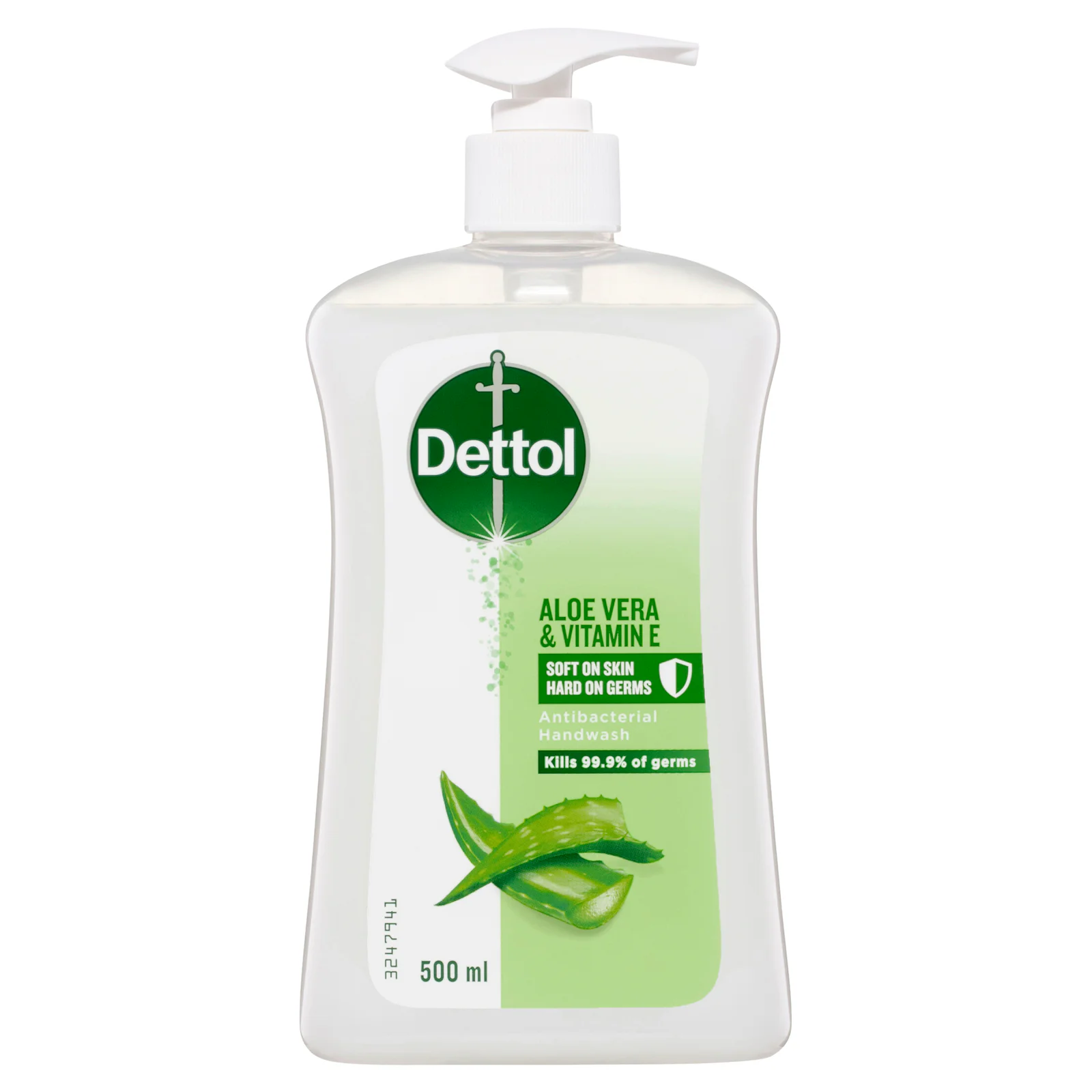 Dettol Antibacterial Liquid Hand Wash Aloe Vera and Vitamin E 500mL
