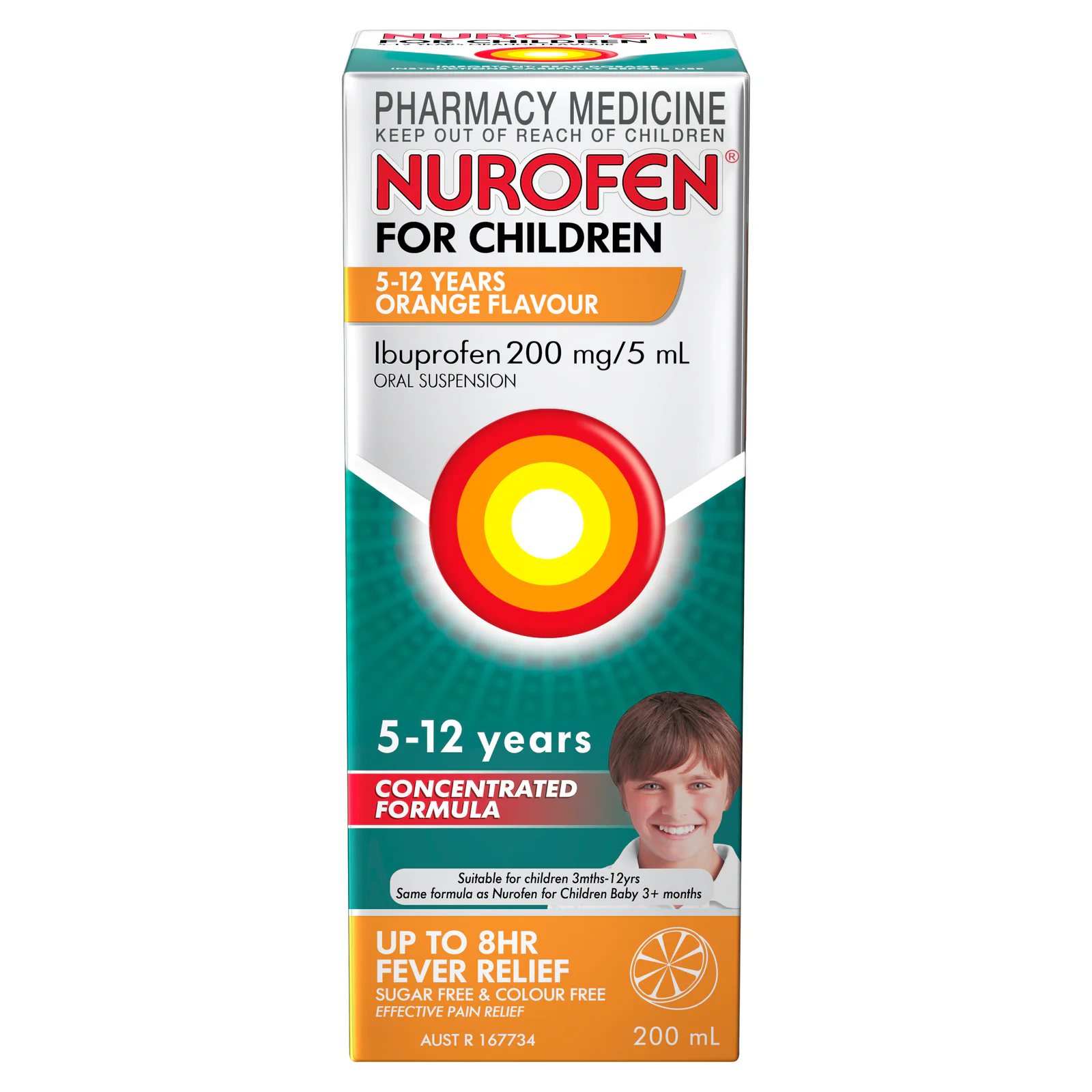 Nurofen For Children 5-12 Years Orange 200ml