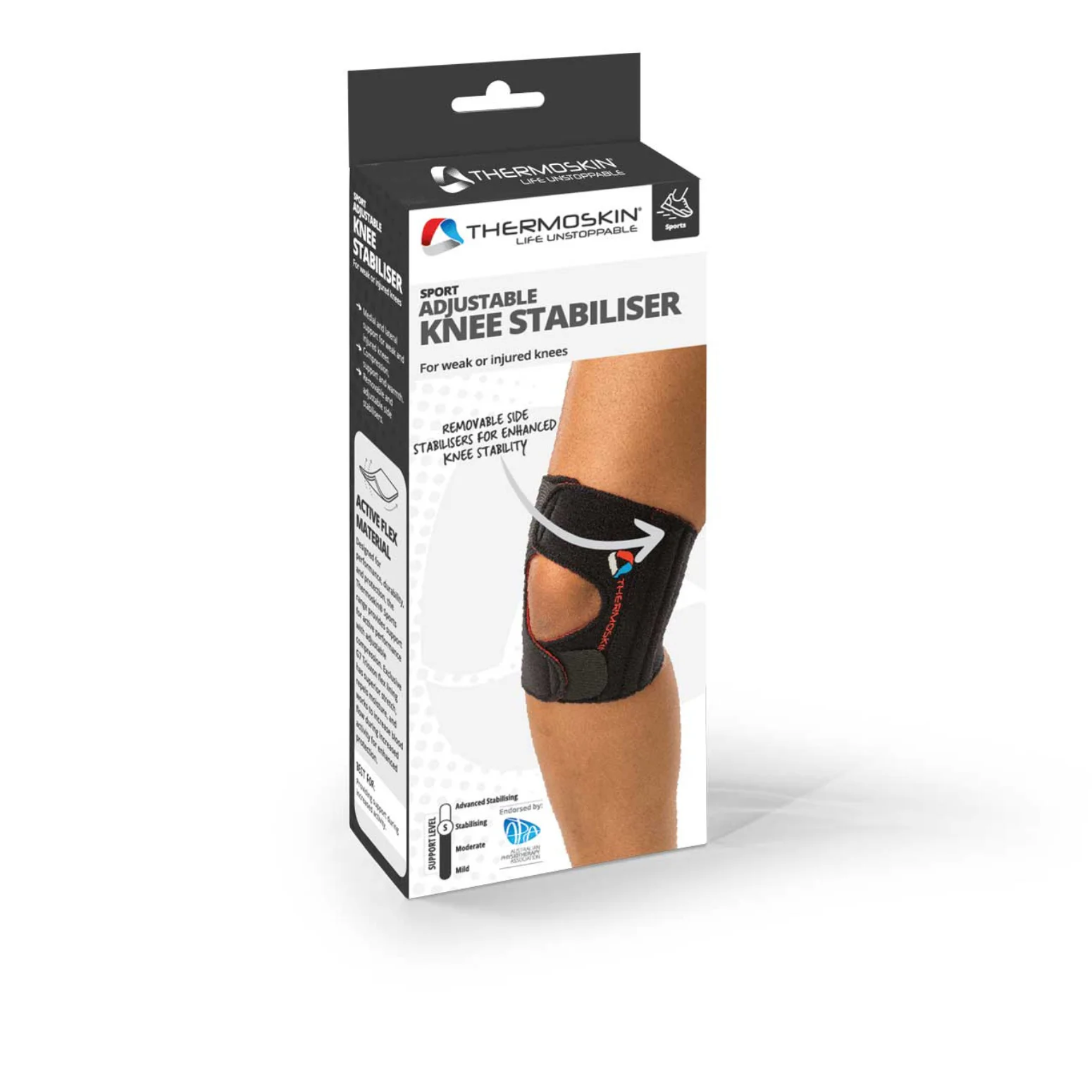 Thermoskin Knee Sport Stabiliser Adjustable Large/Extra Large (86793) 1 each