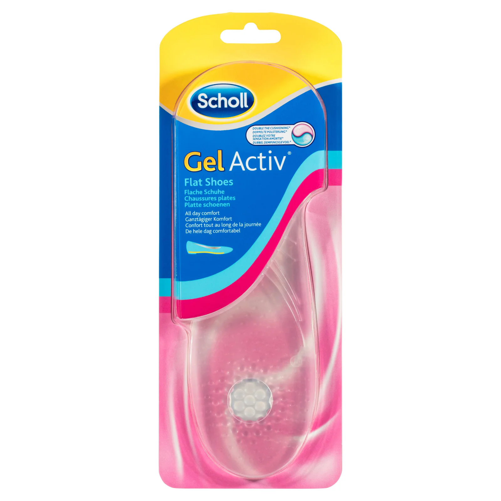 Scholl GelActiv Flat Shoes Insoles 1 Pair