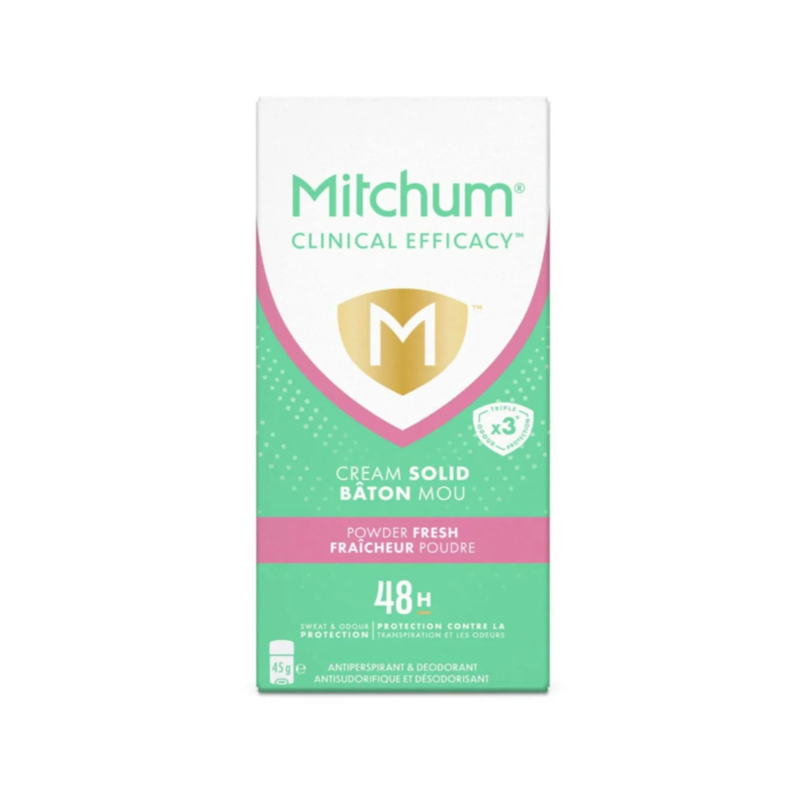 Mitchum Clinc Wmn Pwdr Frsh 45g