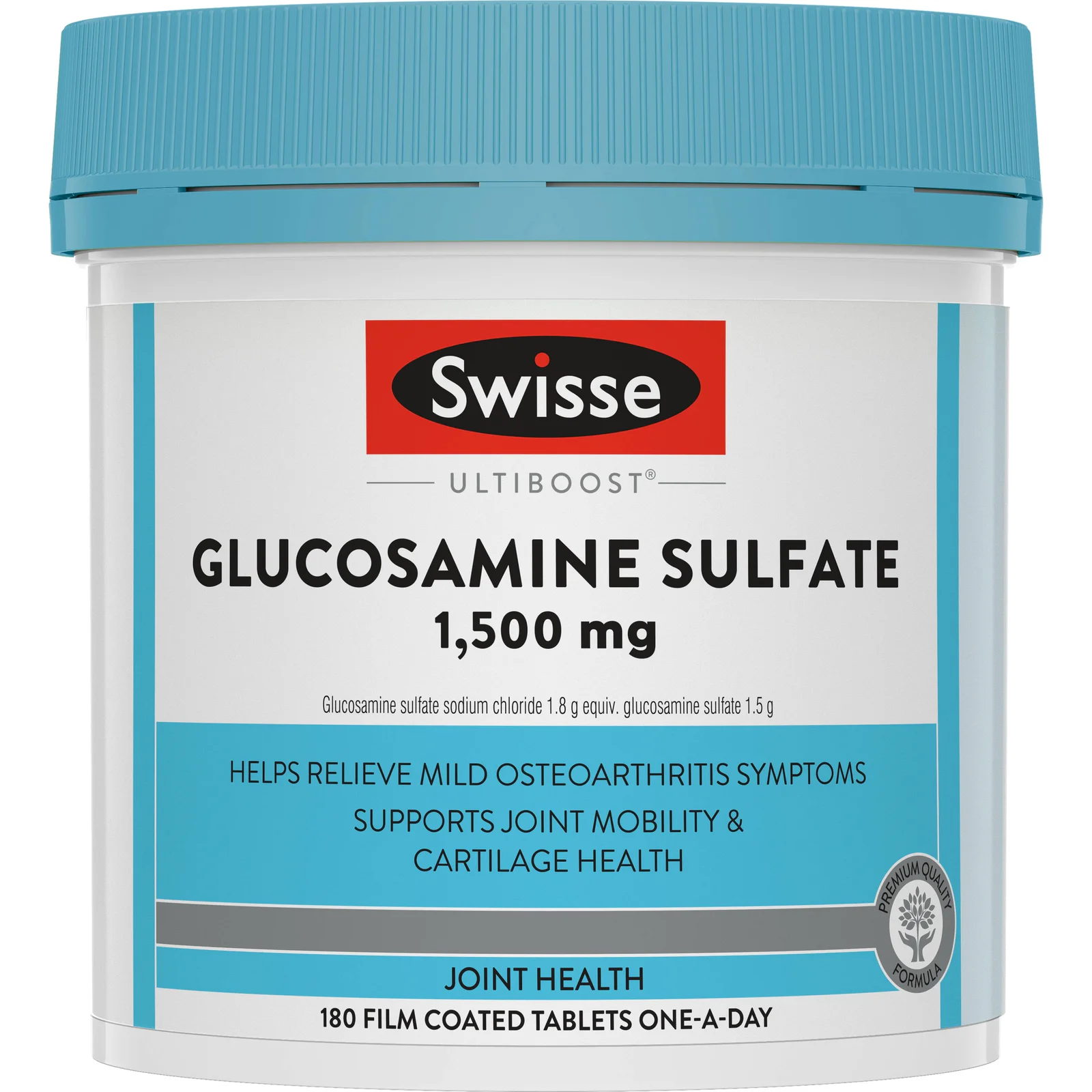 Swisse Ultiboost Glucosamine Sulfate 1500mg - 180 tablets