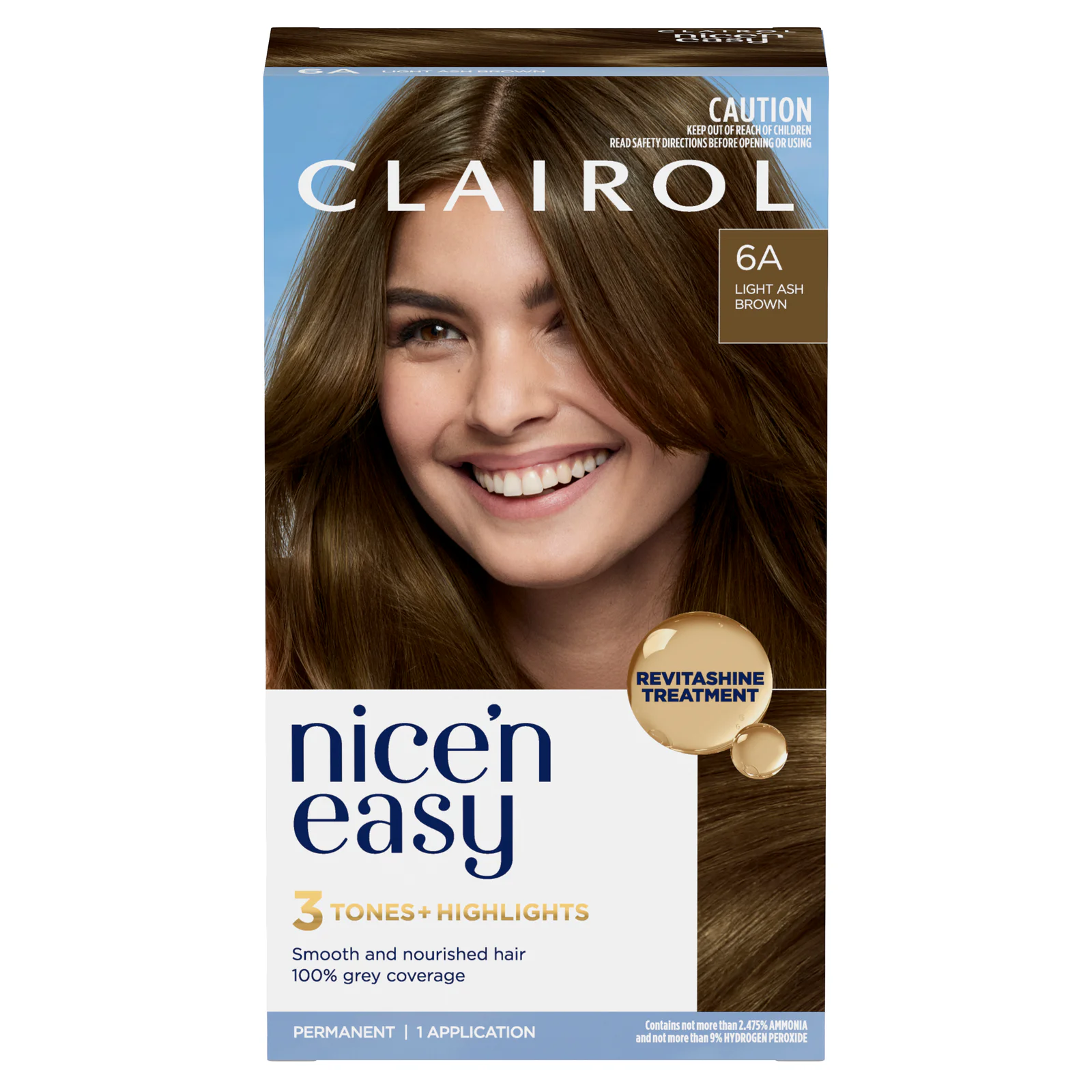 Clairol Nice'n Easy 6A Light Ash Brown 1 pack