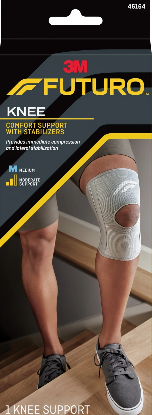 Futuro Comfort Knee With Stabilisers Medium 1 each