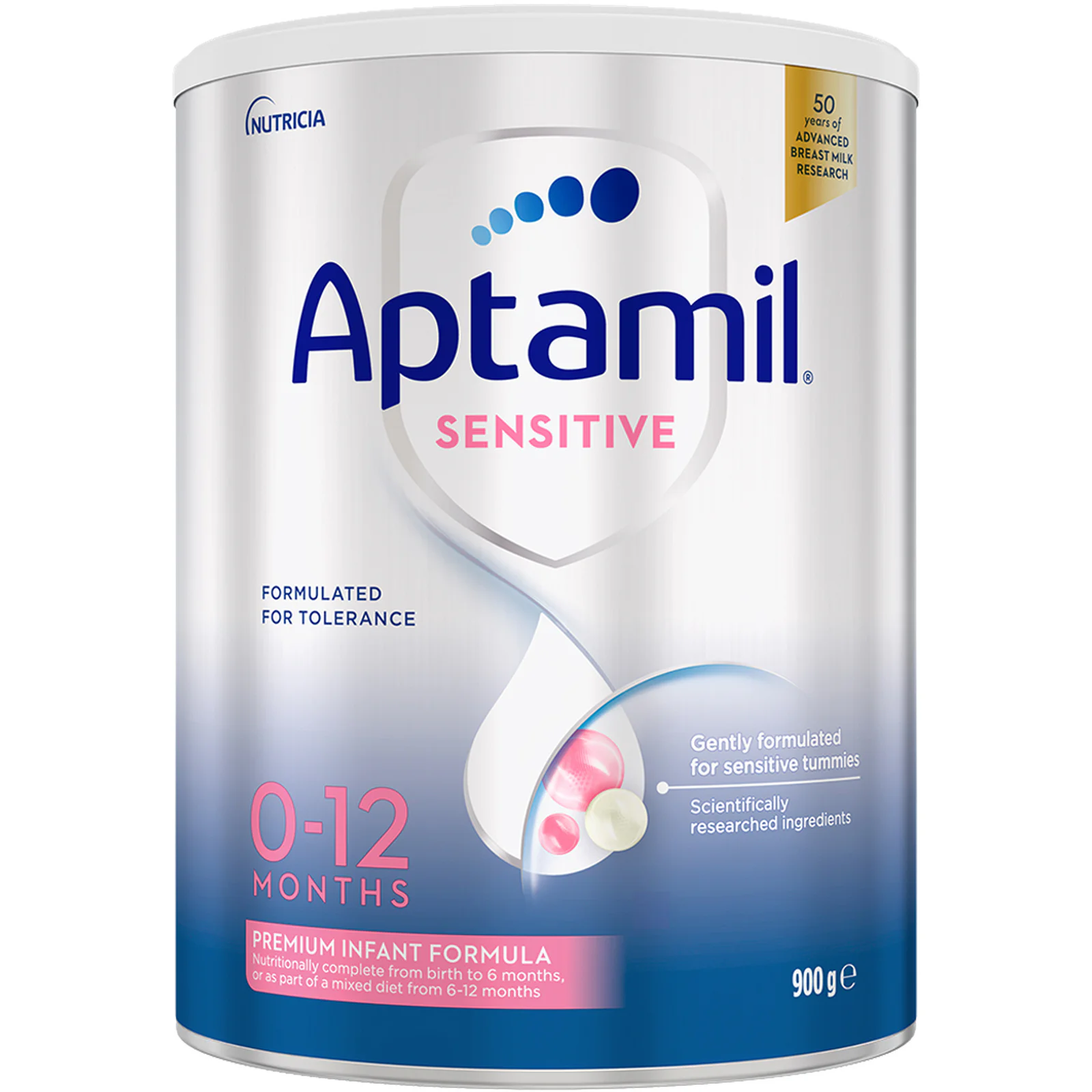 Aptamil Sensitive Premium Baby Formula From 0 To 12 Months 900g