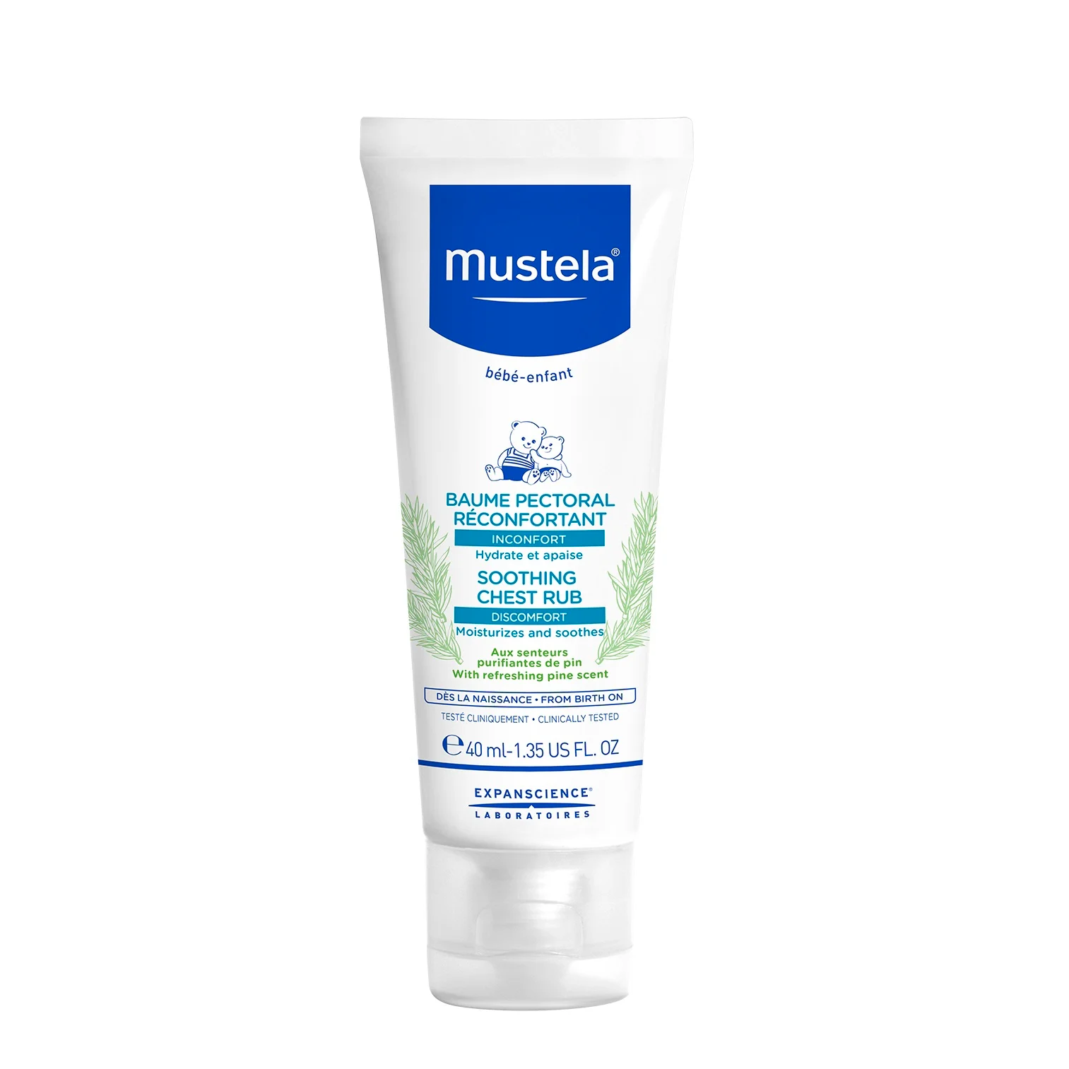 Mustela Soothing Chest Rub 40 ml