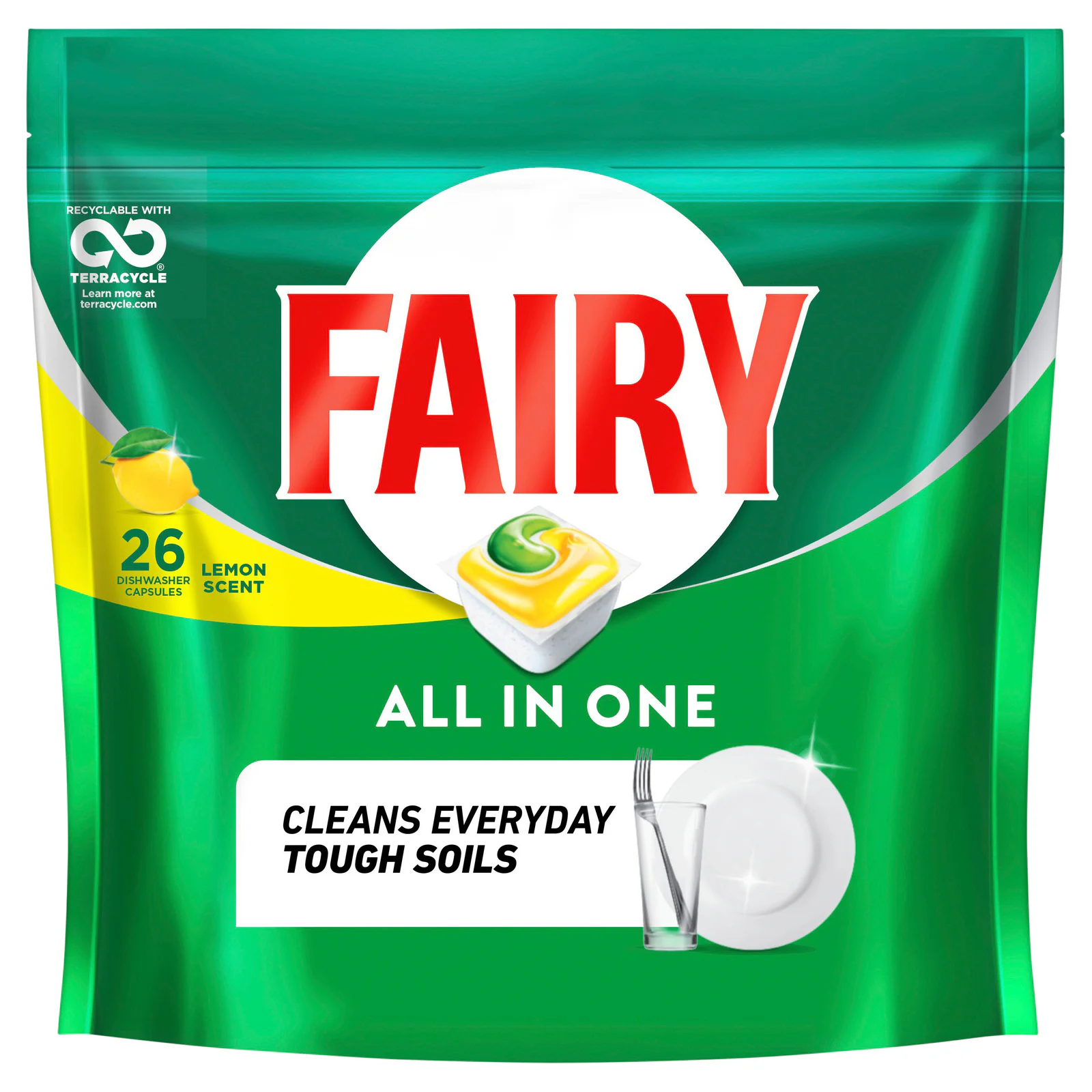 Fairy All In One Original Dishwasher Tablets 26 Pack