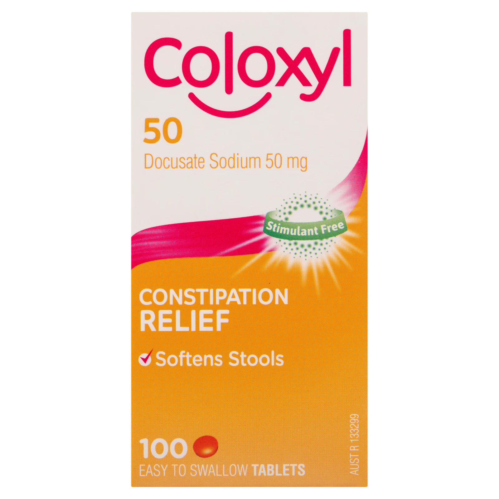 Coloxyl 50mg - 100 tablets