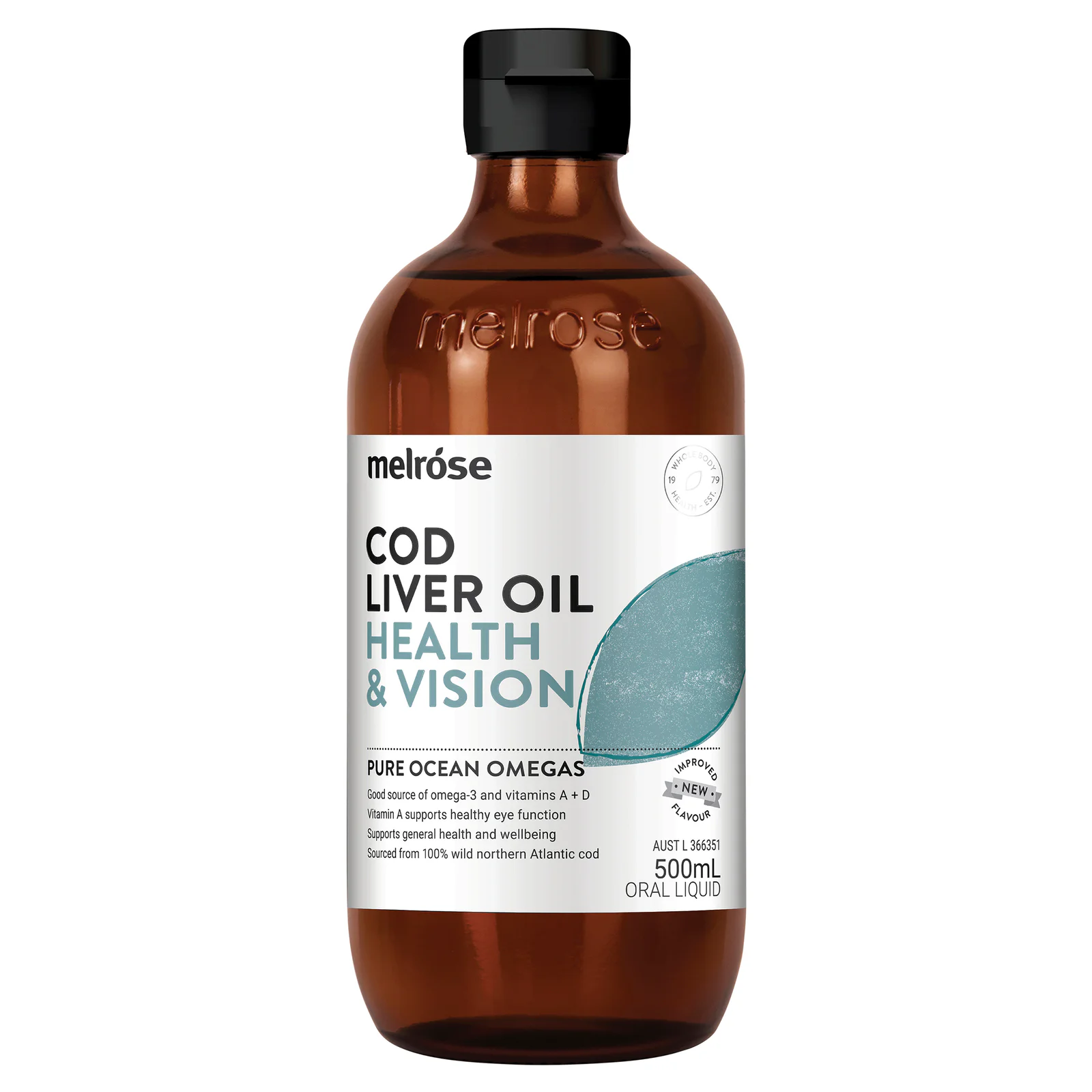 Melrose Cod Liver Oil Health & Vision 500ml