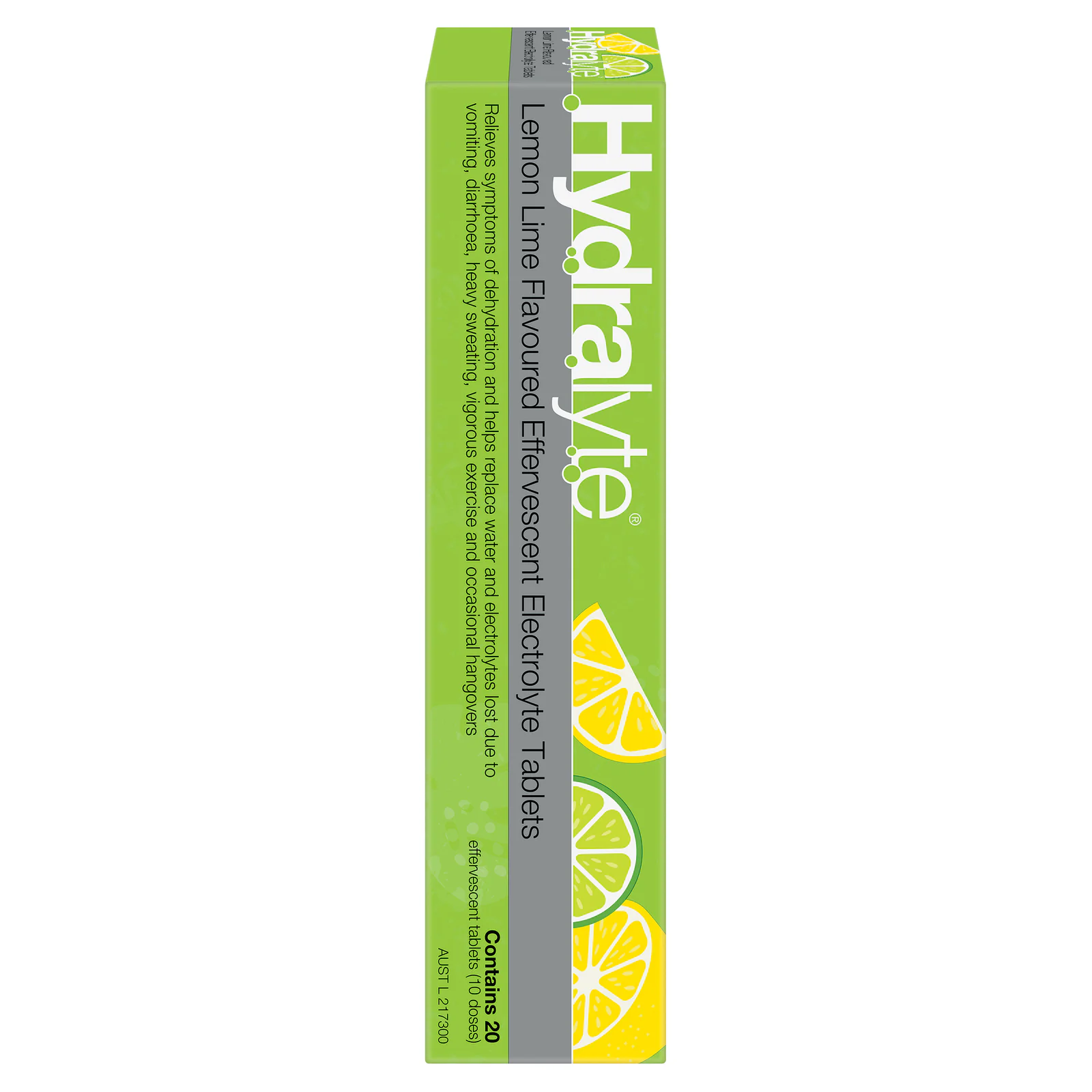 Hydralyte Effervescent Lemon Lime 20 tablets