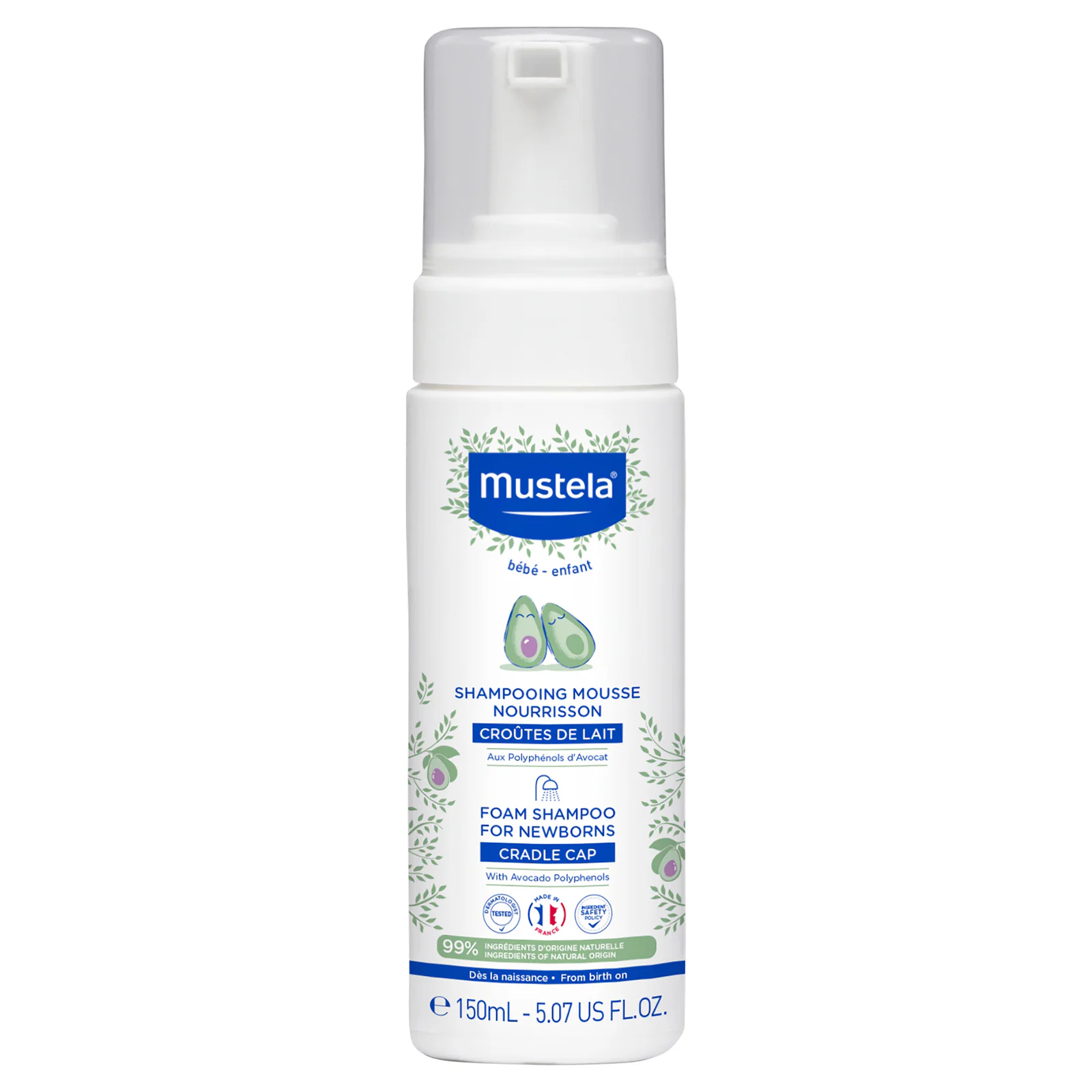 Mustela Foam Shampoo For Newborns 150ml