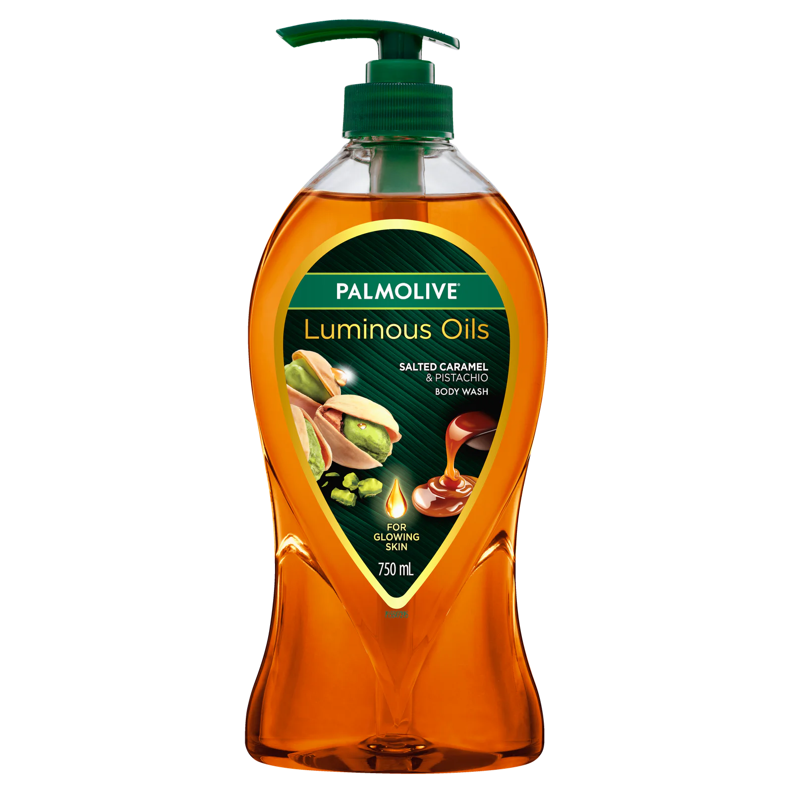 Palmolive Luminous Oils Salted Caramel & Pistachio Body Wash 750mL