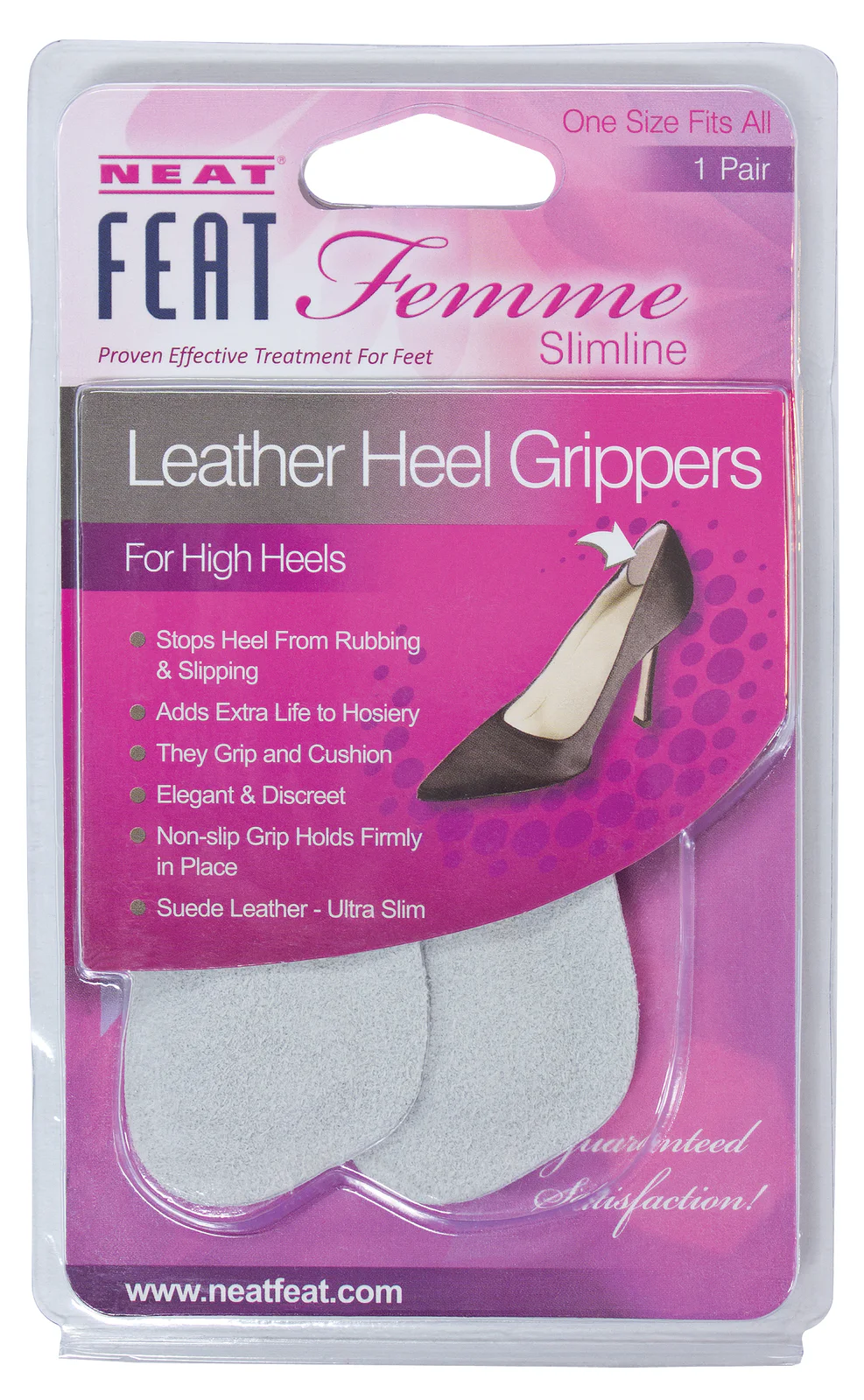 Neat Feat Femme Leather Heel Grippers 1 pair
