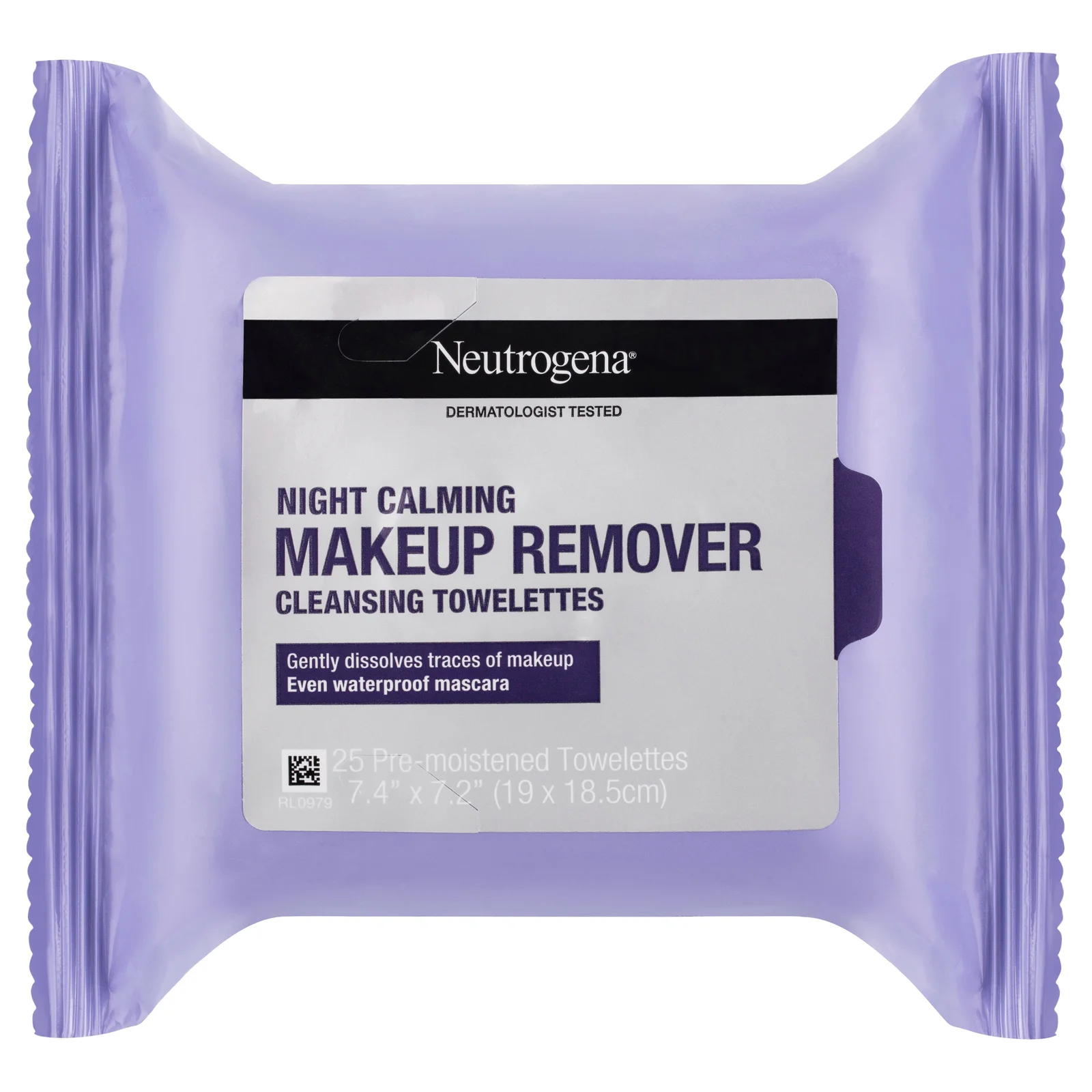 Neutrogena Night Calming Makeup Remover Cleansing Towelettes 25 Pack