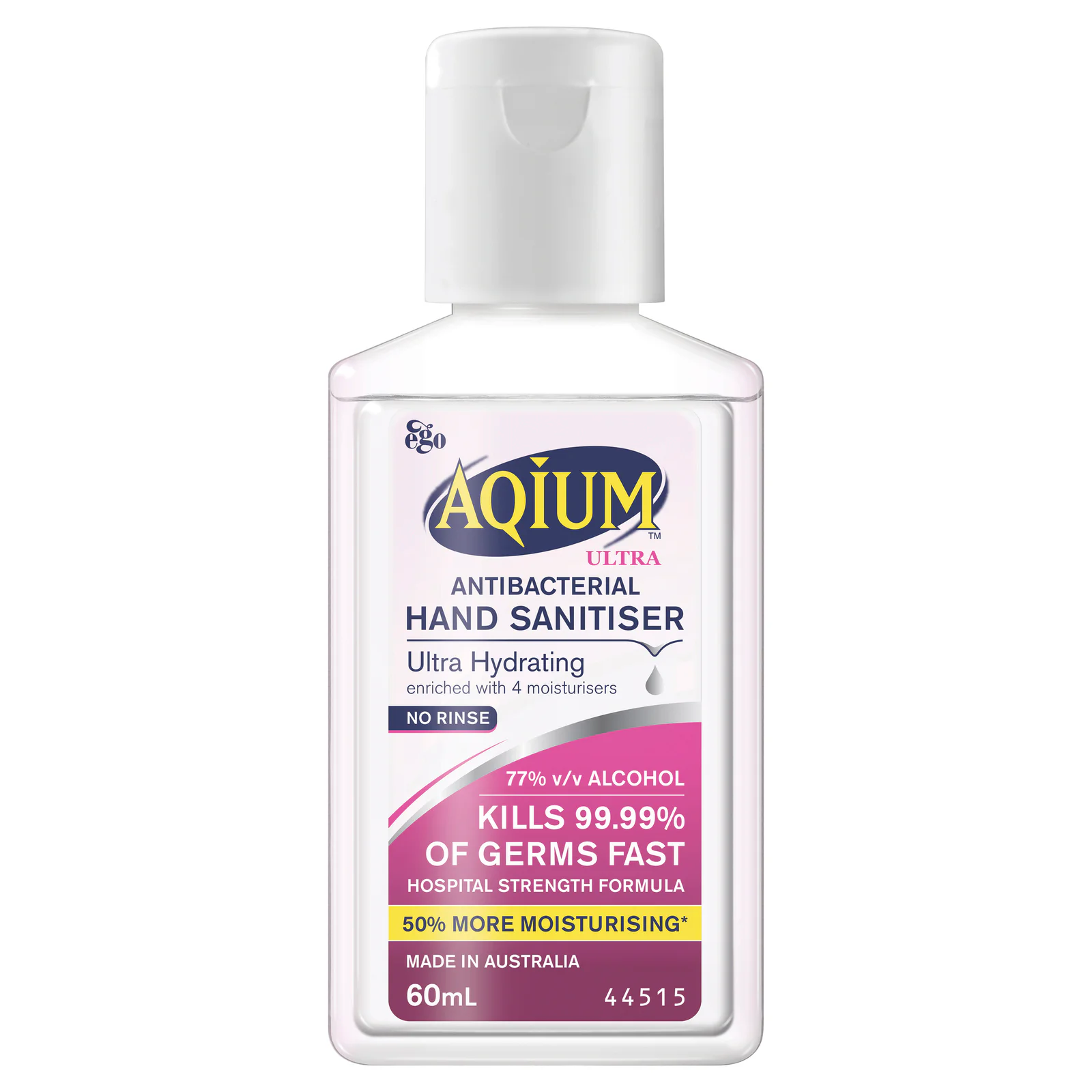 Ego Aqium Hand Sanitiser Ultra 60ml