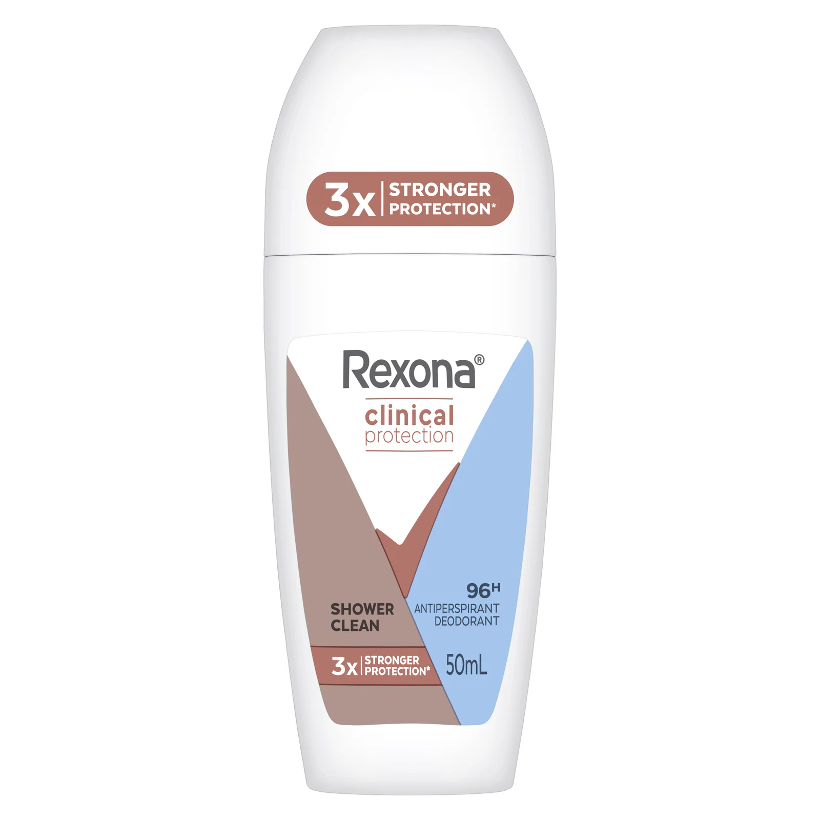 Rexona Women Clinical Protection Roll On Deodorant Shower Clean 50mL
